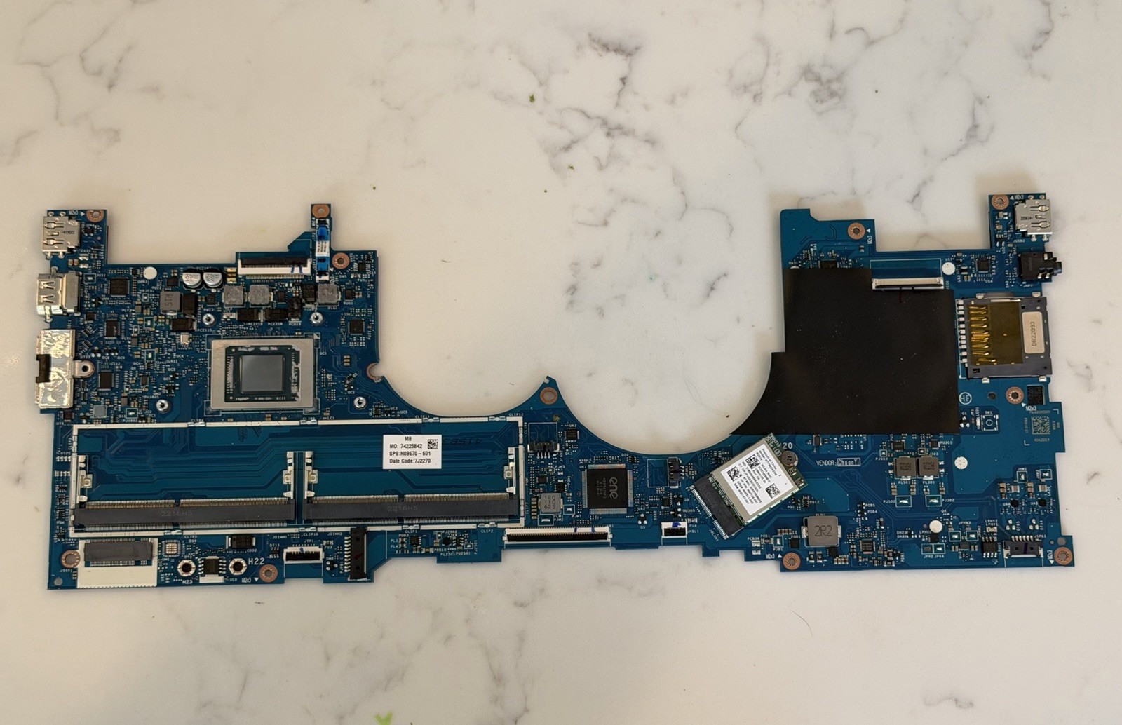 N09670-601 - Hp AMD Ryzen 5 5625U WIN Motherboard Envy 15-EY00