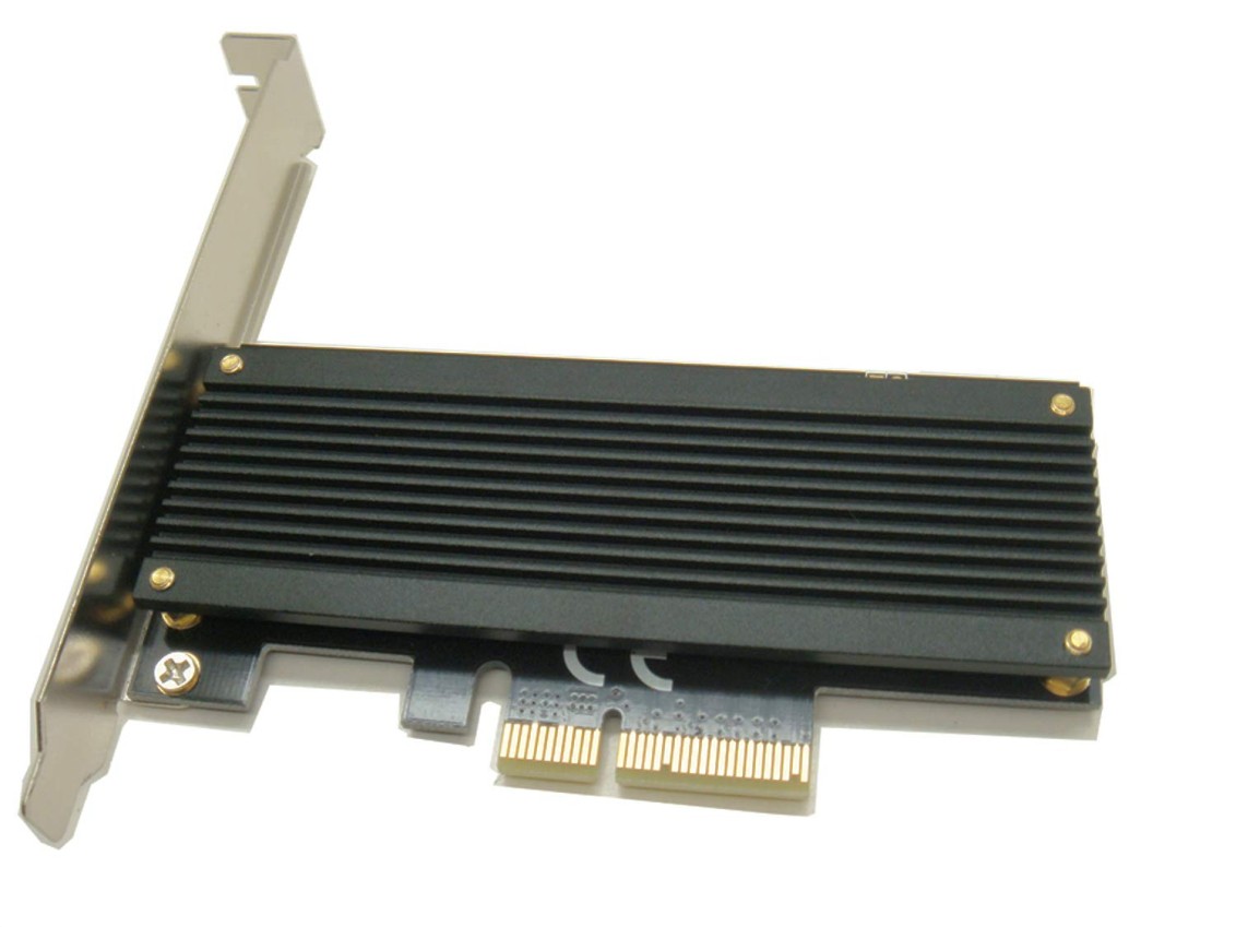 Sintech PCIe nVME,M.2(NGFF) SSD to PCI-e 3.0 X4 Adapter Card with Heatsink,Compa