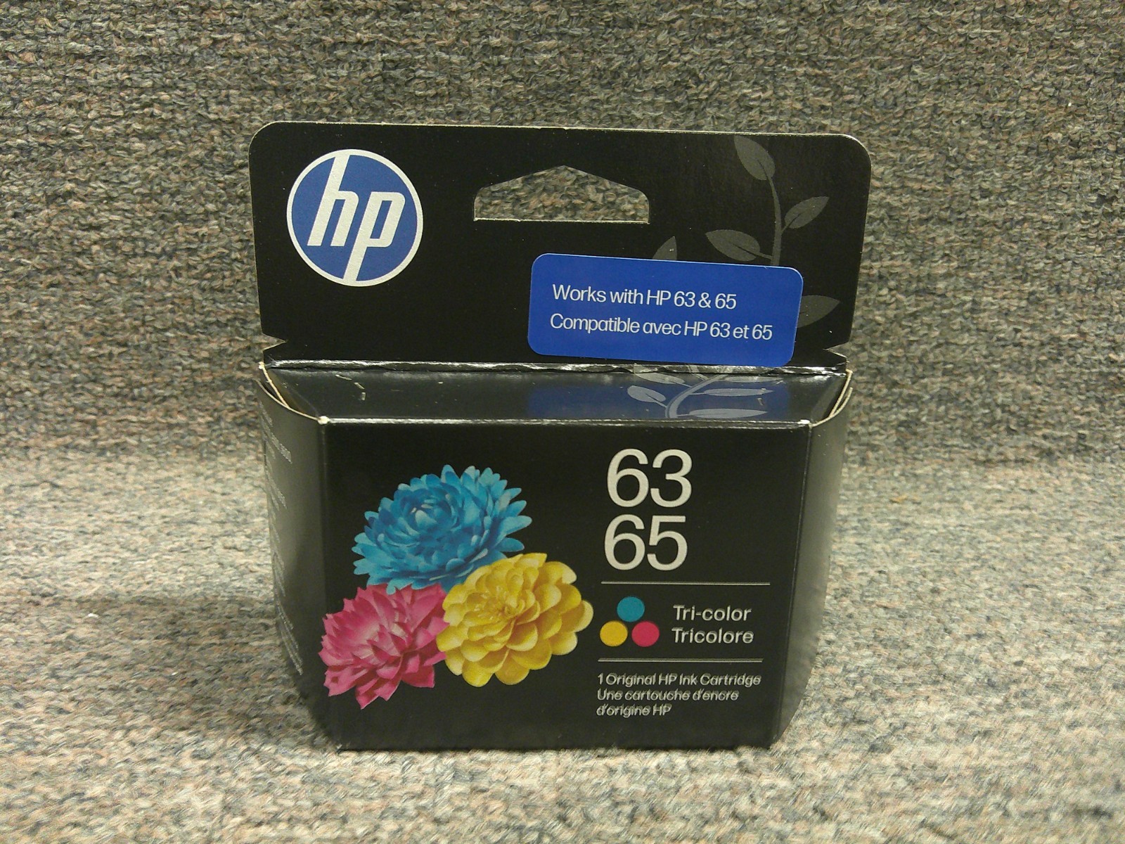 B7RT2AN New Genuine HP 63 / 65 Tri-color Ink Cartridge 12/2027
