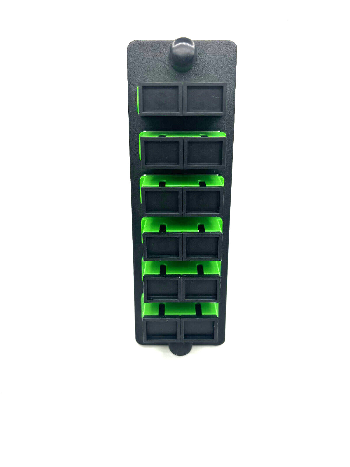 Panduit FAP6WAGDSCZ Compatible 12 Port SC SM APC Duplex Adapter plate
