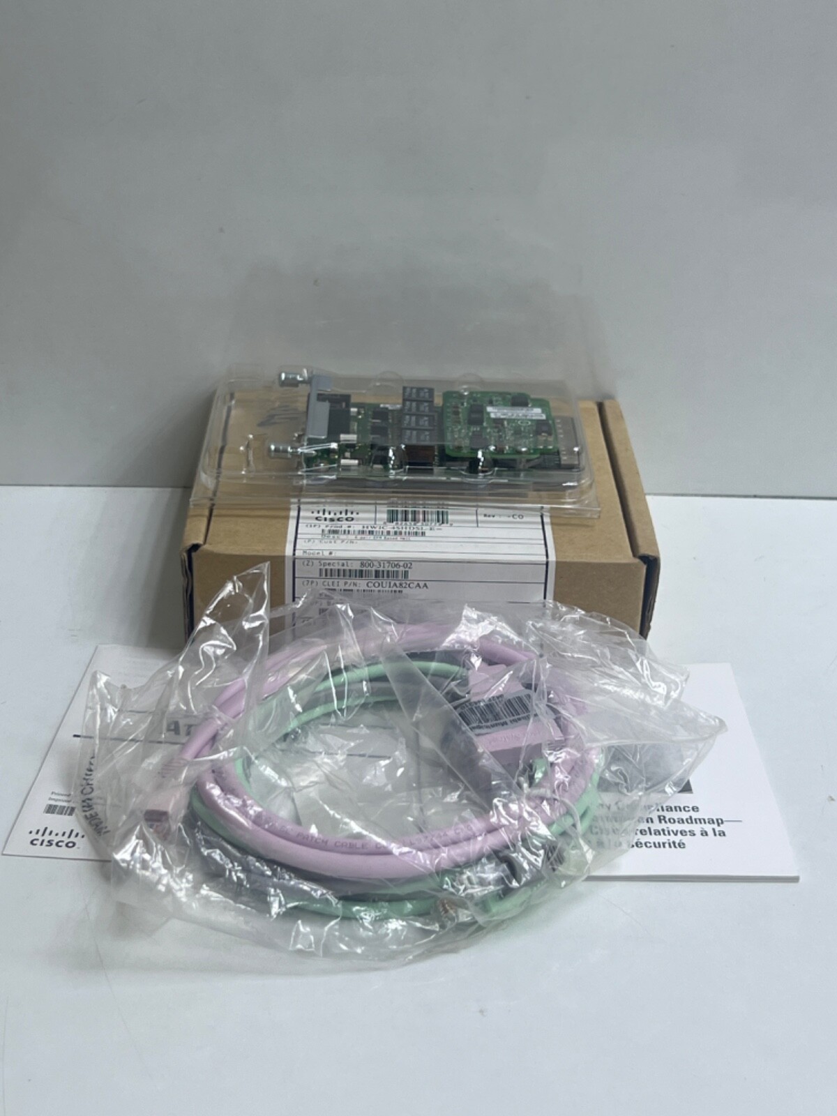 Cisco HWIC-4SHDSL-E 4-pair EFM Based HWIC High Speed WAN Card