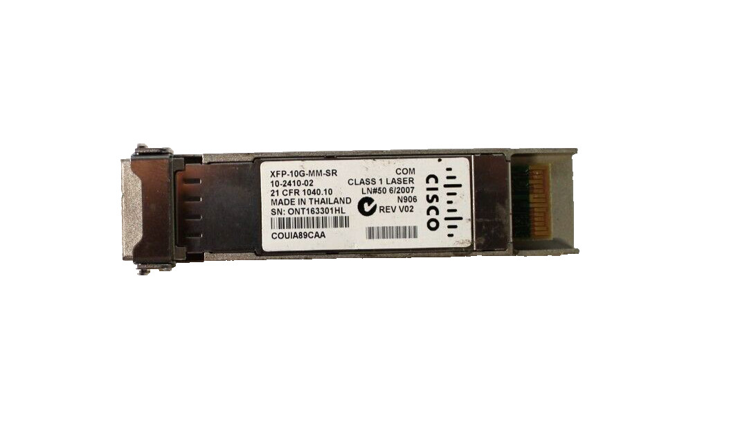 Cisco XFP-10G-MM-SR 10-2410-01/02/03 21 CFR QSFP Optical Transceiver