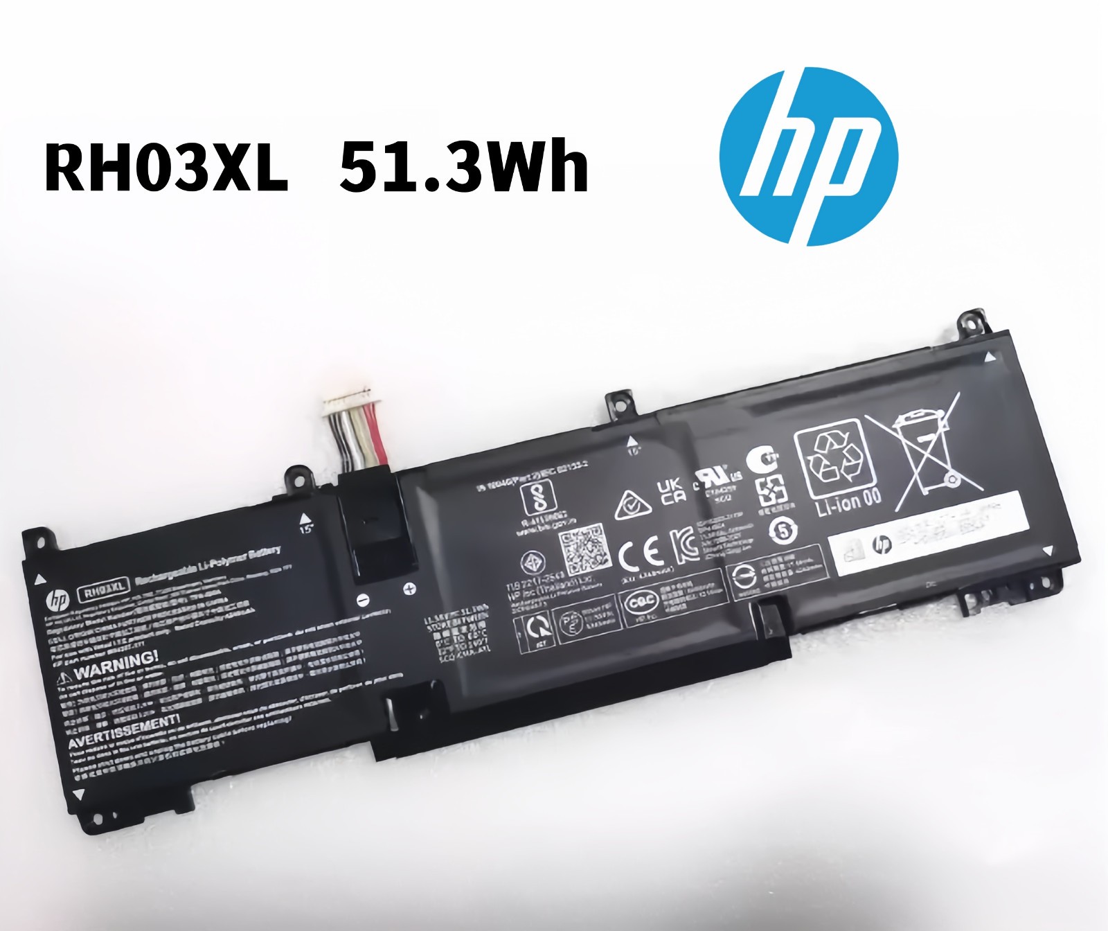 Genuine 51.3Wh RH03XL battery for HP Probook 440 G10/445 G10/450 G9 G10/455 G10