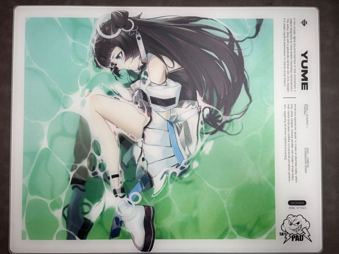 SkyPAD 3.0 XL Water Yume Glass Mouse Pad 400x500mm Limited Pre-owned