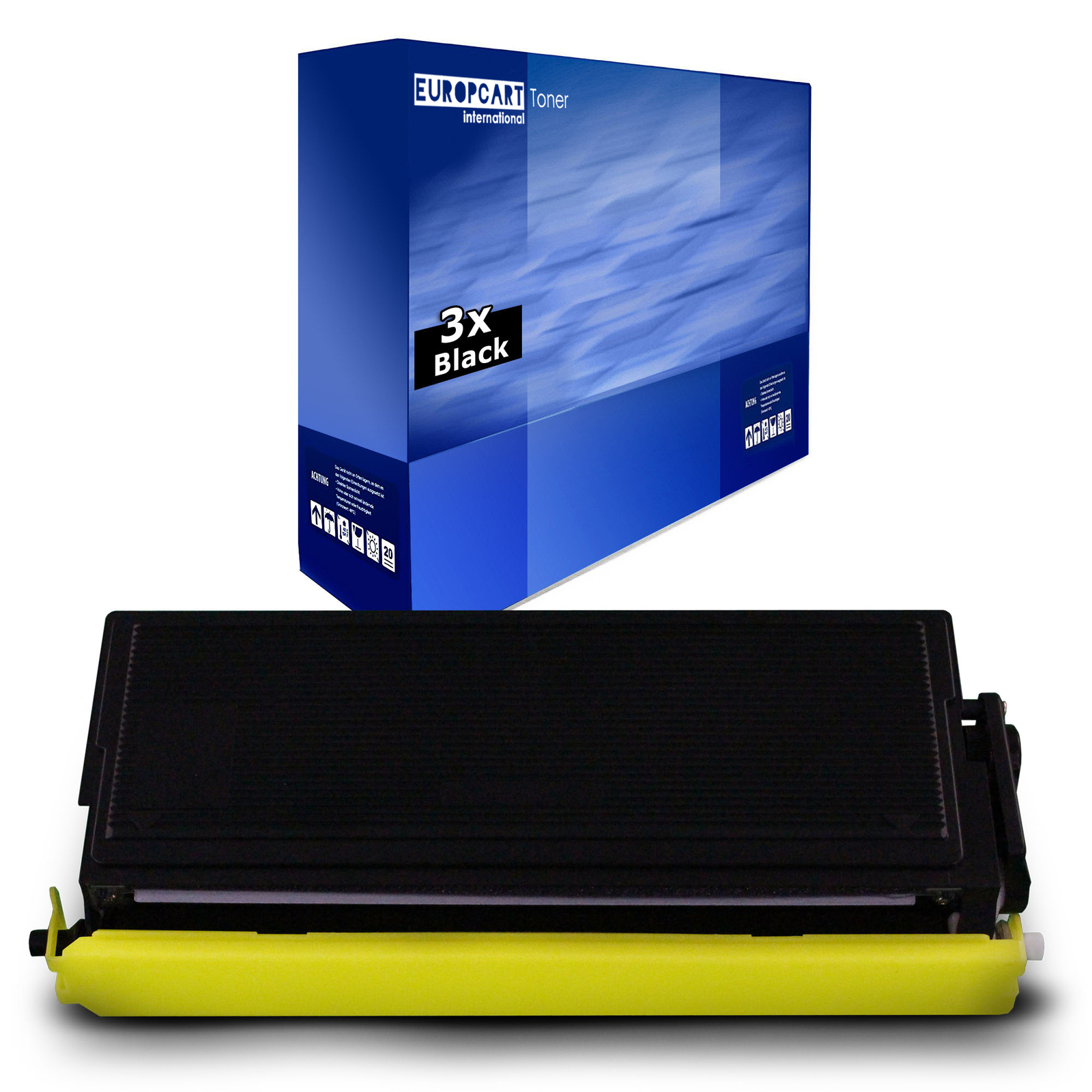 3x Eurotone Compatible Black Laser Toner Cartridge For Brother HL-1430 MFC-9800