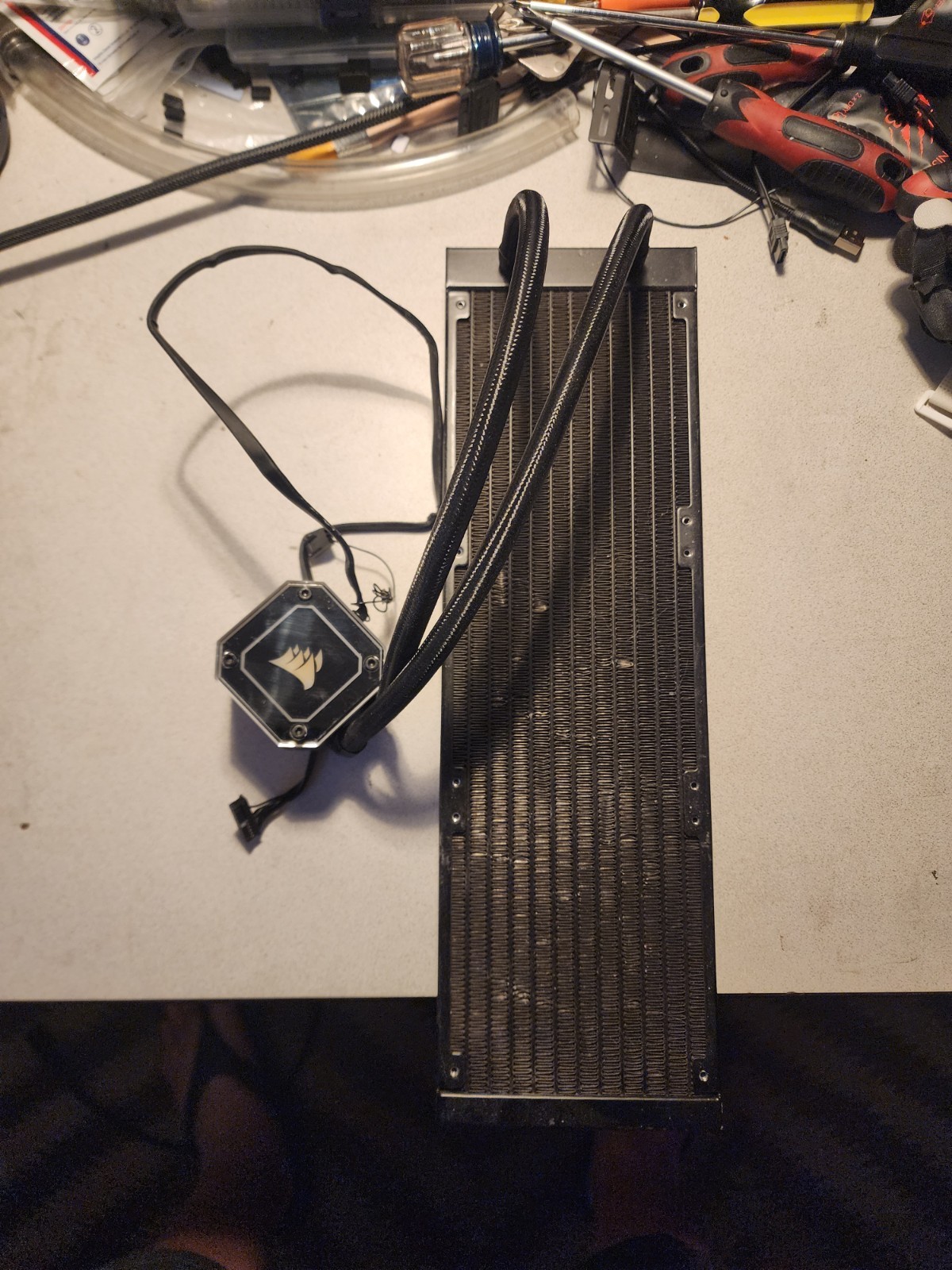 CORSAIR iCUE H150i ELITE Capellix Black 360mm AIO CPU Cooler - Cooler Only 
