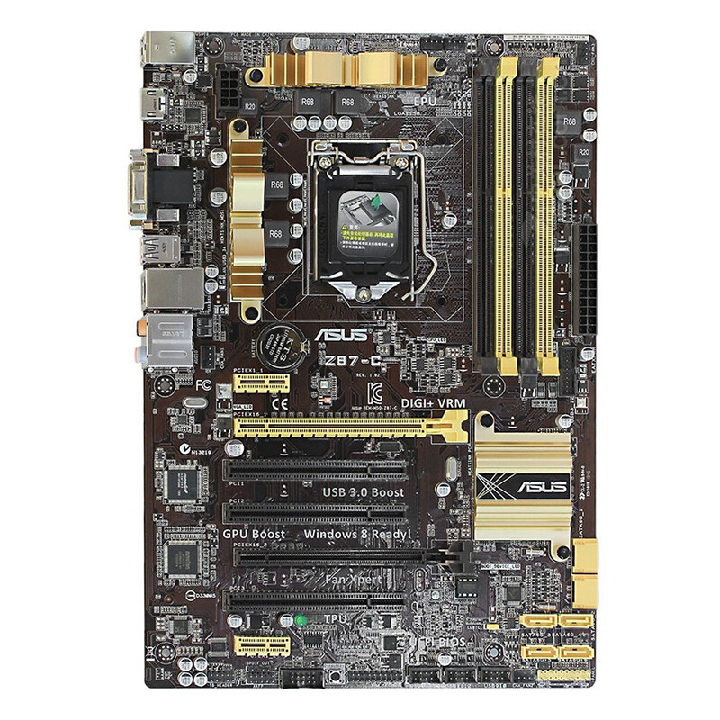 For ASUS Z87-C Motherboard LGA1150 Intel Z87 DDR3 Mainboard Tested OK