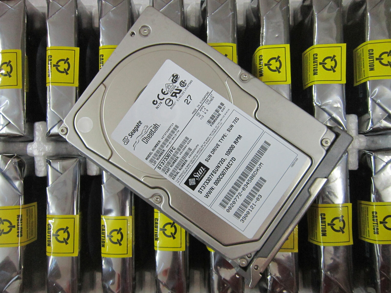 SUN ST373307FC 540-4519-01 390-0115 73G/72G 10K optical hard disk FC