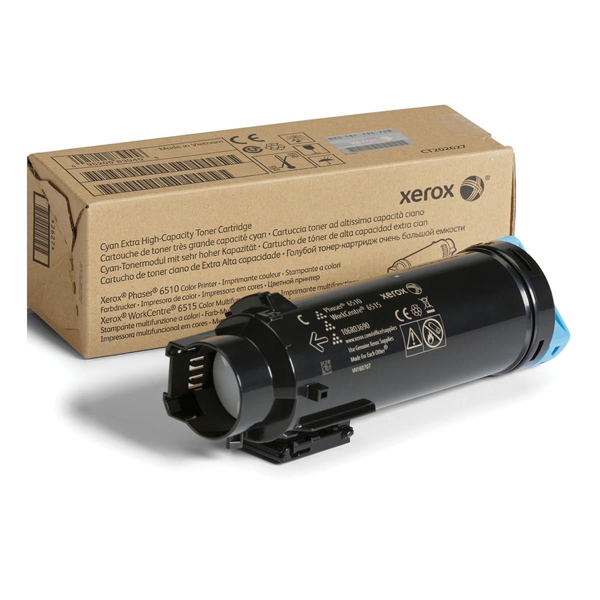 Xerox Cyan ExtraHigh Capacity Toner Cartridge for WorkCentre,Phaser Printer