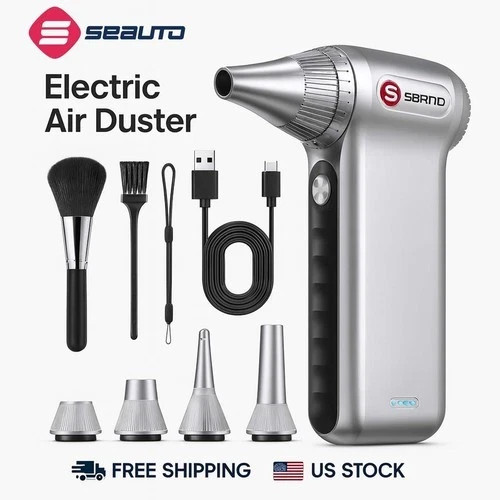 SEAUTO TF-01 Electric Air Duster-180000RPM Super Power Cordless Air Duster