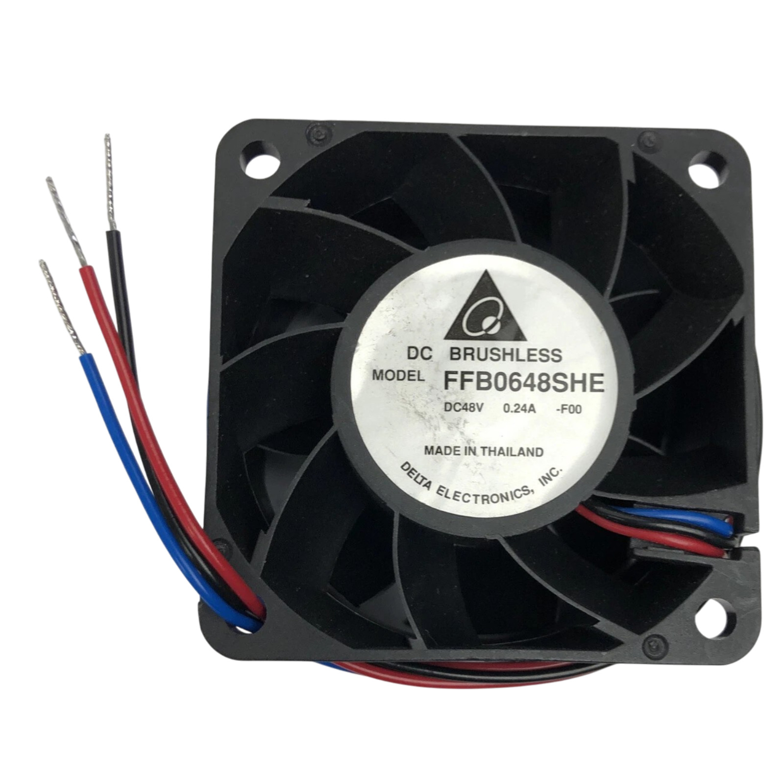 NEW Delta FFB0648SHE 6038 6cm 48V 0.24A 60*60*38mm 3-line Cooling Fan USA SHIP