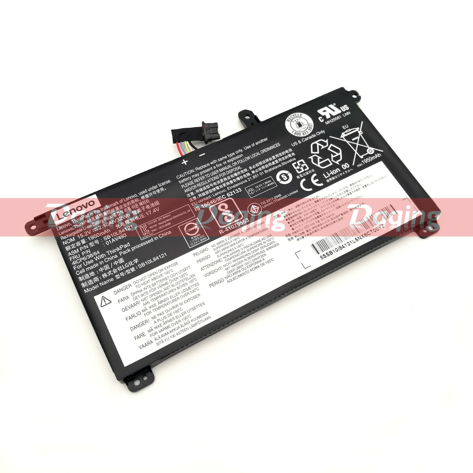 New Original 01AV493 00UR891 00UR892 Battery for Lenovo ThinkPad T570 T580 P51s 