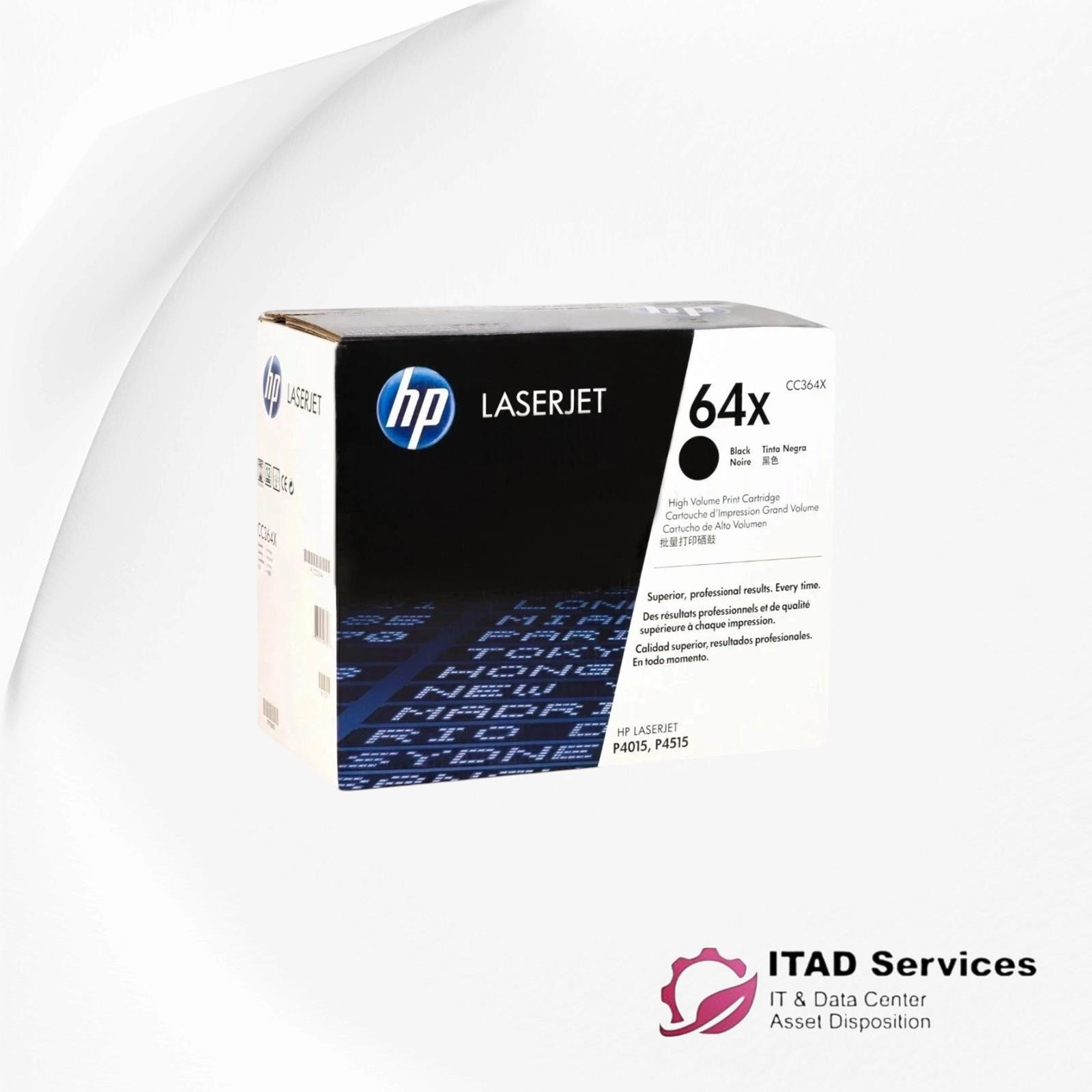 HP CC364X Black High Yield LaserJet Toner Cartridge