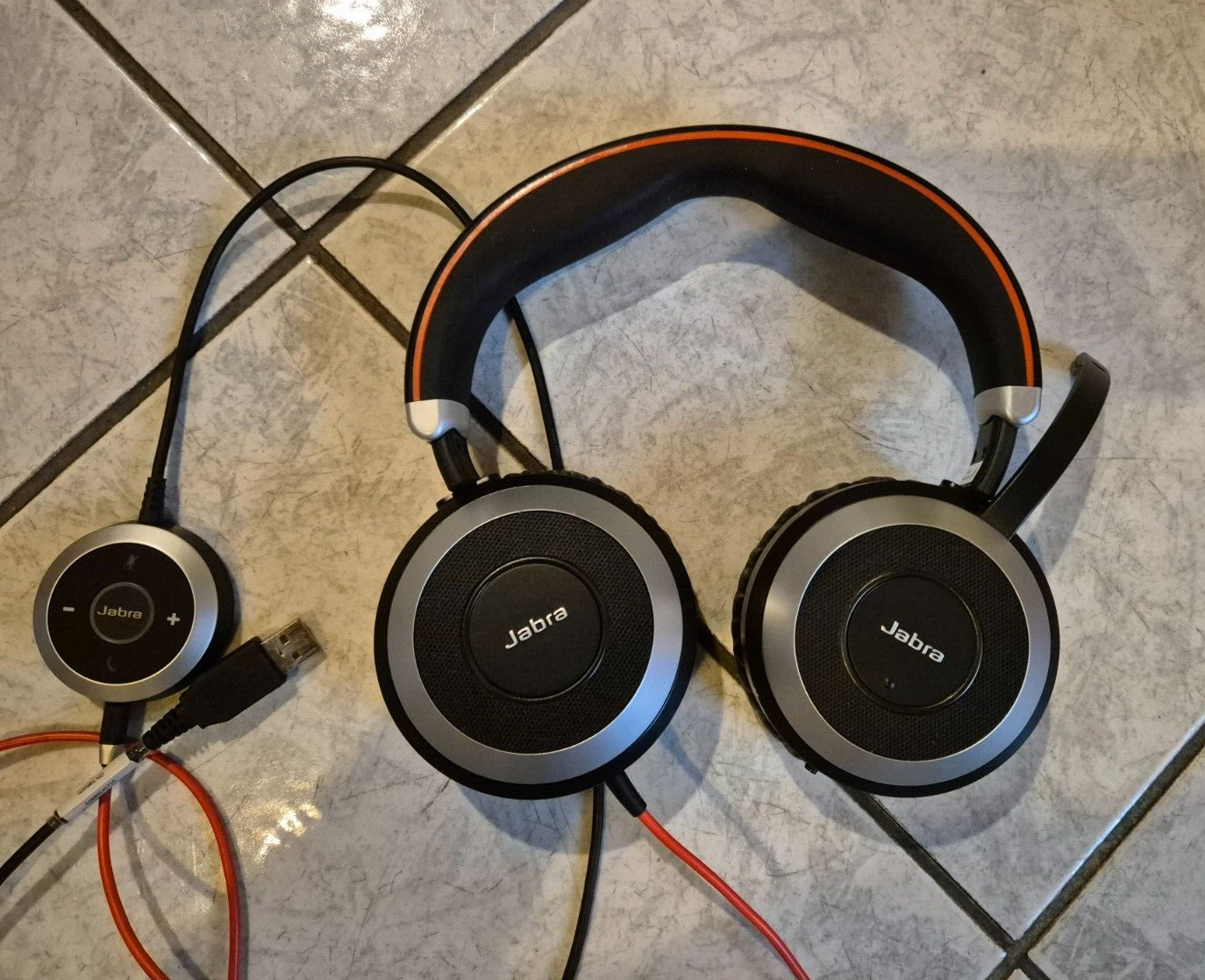 Jabra Evolve 80 UC 3.5mm Wired Over-Ear Headphones Jack Cable