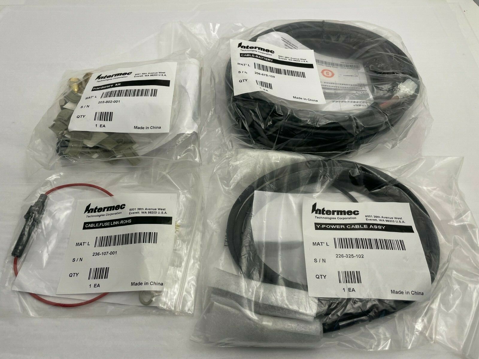 Intermec V-Dock & 6820 Printer Install Kit (203-802-002) Complete Set in Box New