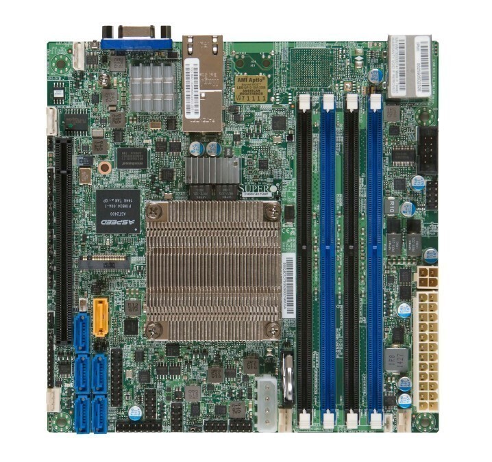 Supermicro X10SDV-4C-TLN2F motherboard DDR4 128G VGA Mini-ITX