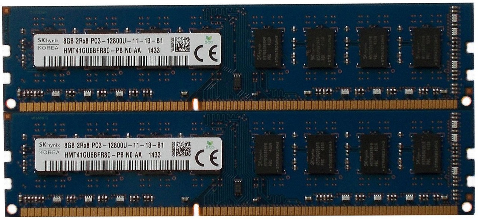 Hynix Original 16GB kit (2 x 8GB), 240-pin DIMM,Unbuffered, Non ECC, DDR3 PC3...