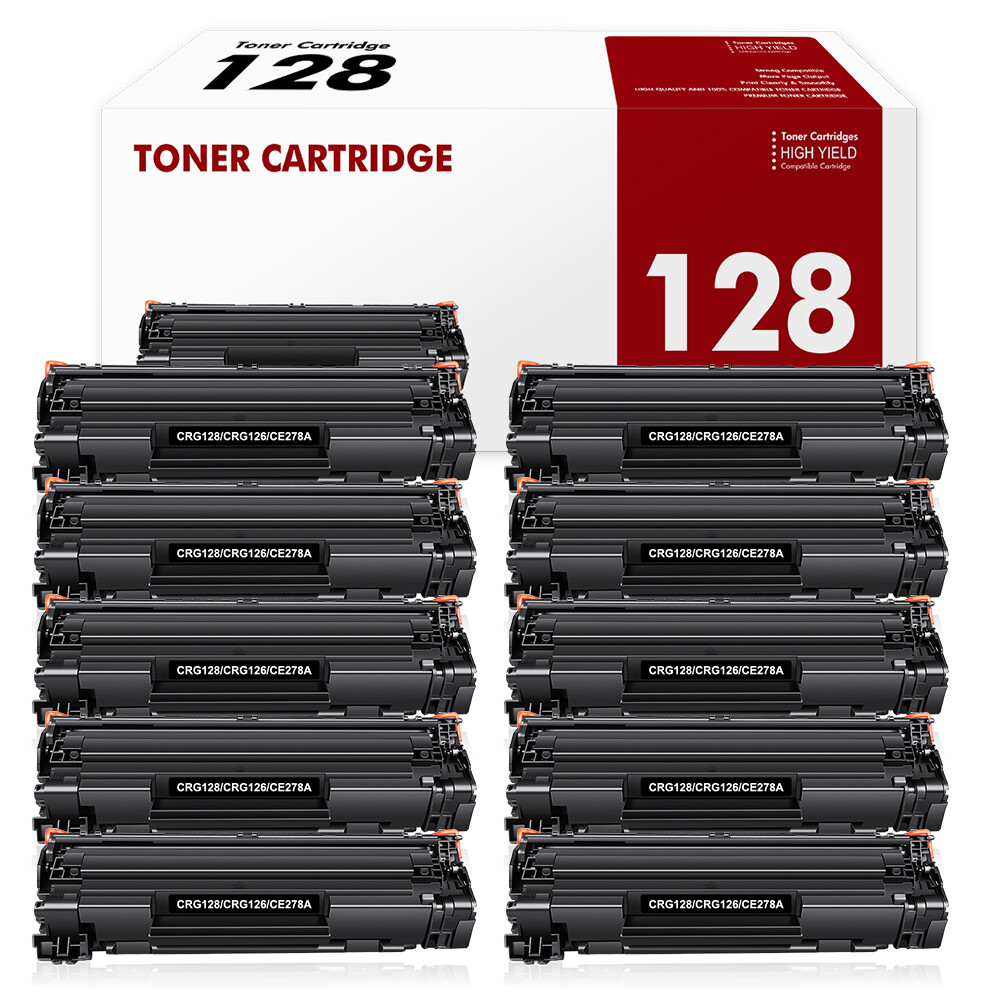 10x Compatible Toner Cartridge For Canon 128 Imageclass MF4570 MF4570dn MF4550