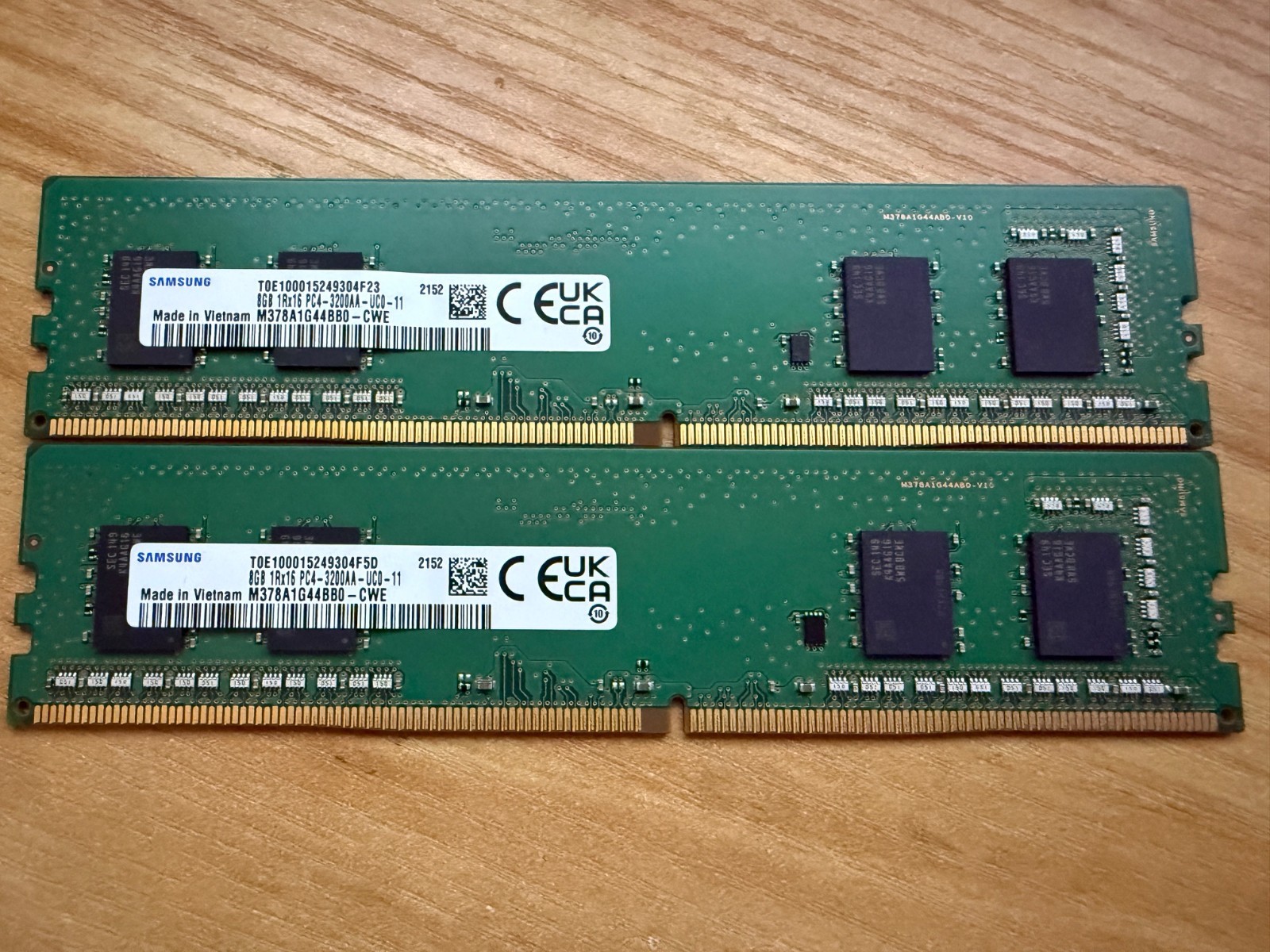 Samsung 2 x 8GB DDR4 RAM 3200 MHz