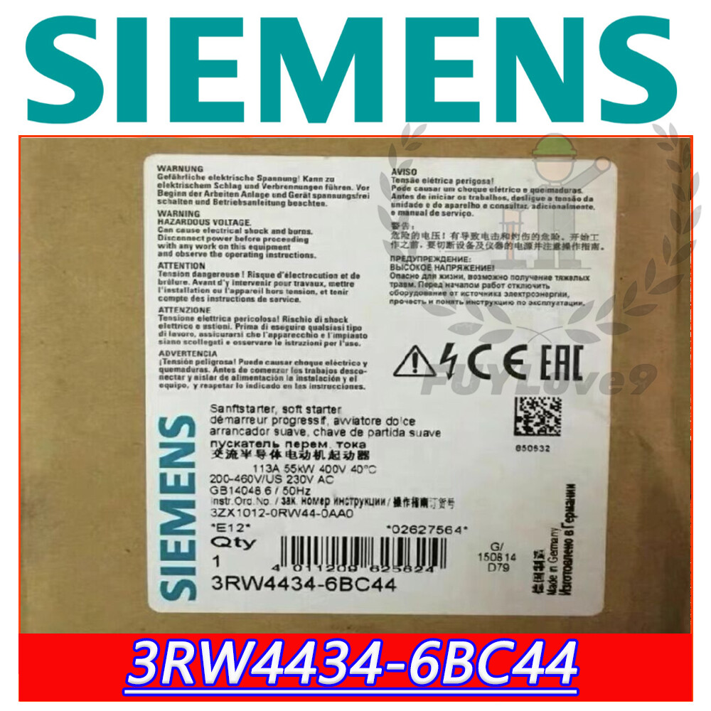 high quality Siemens 3RW4434-6BC44 Brand New  3RW4 434-6BC44