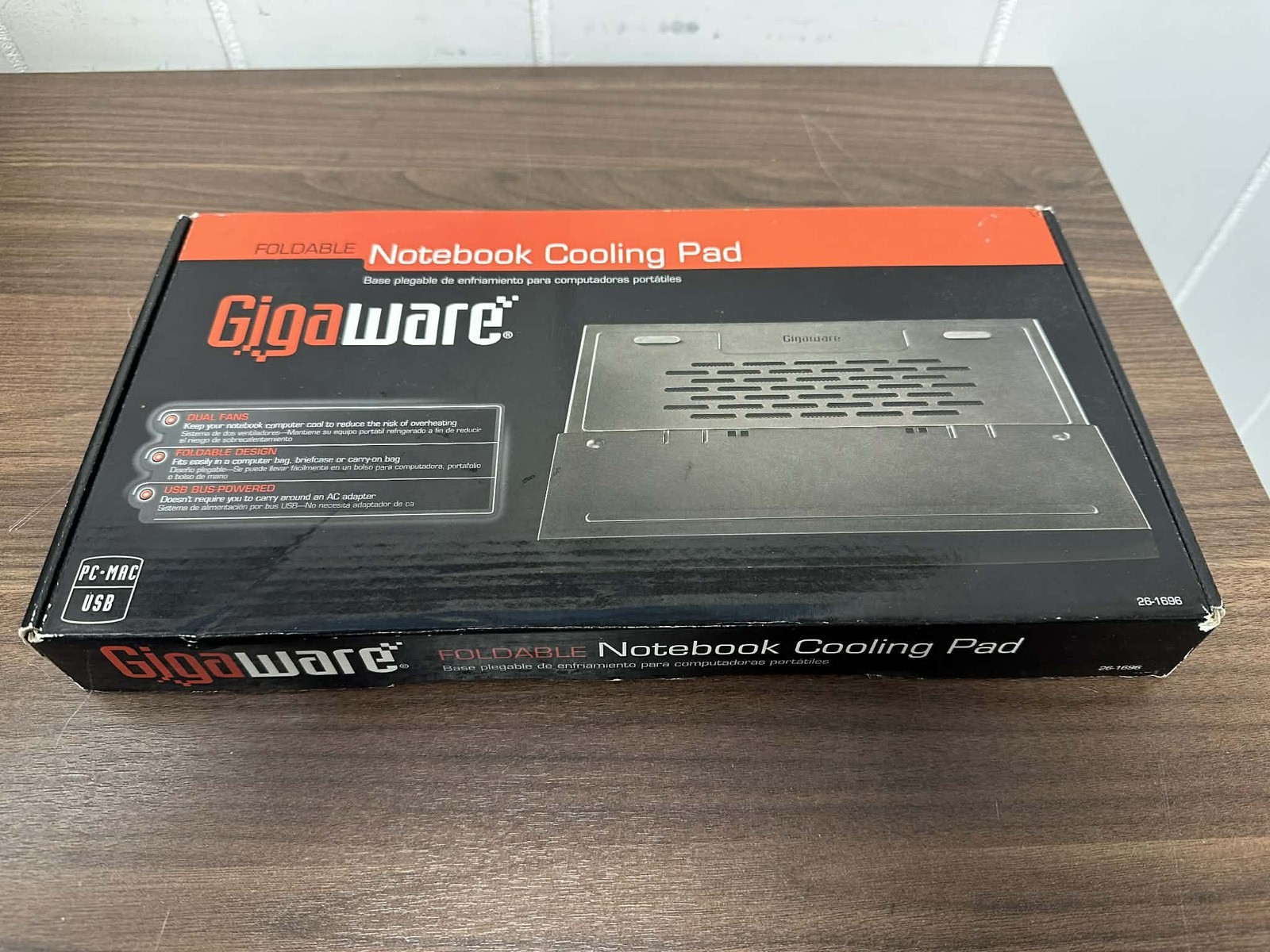 Gigaware Foldable Laptop Cooling Fan Mint