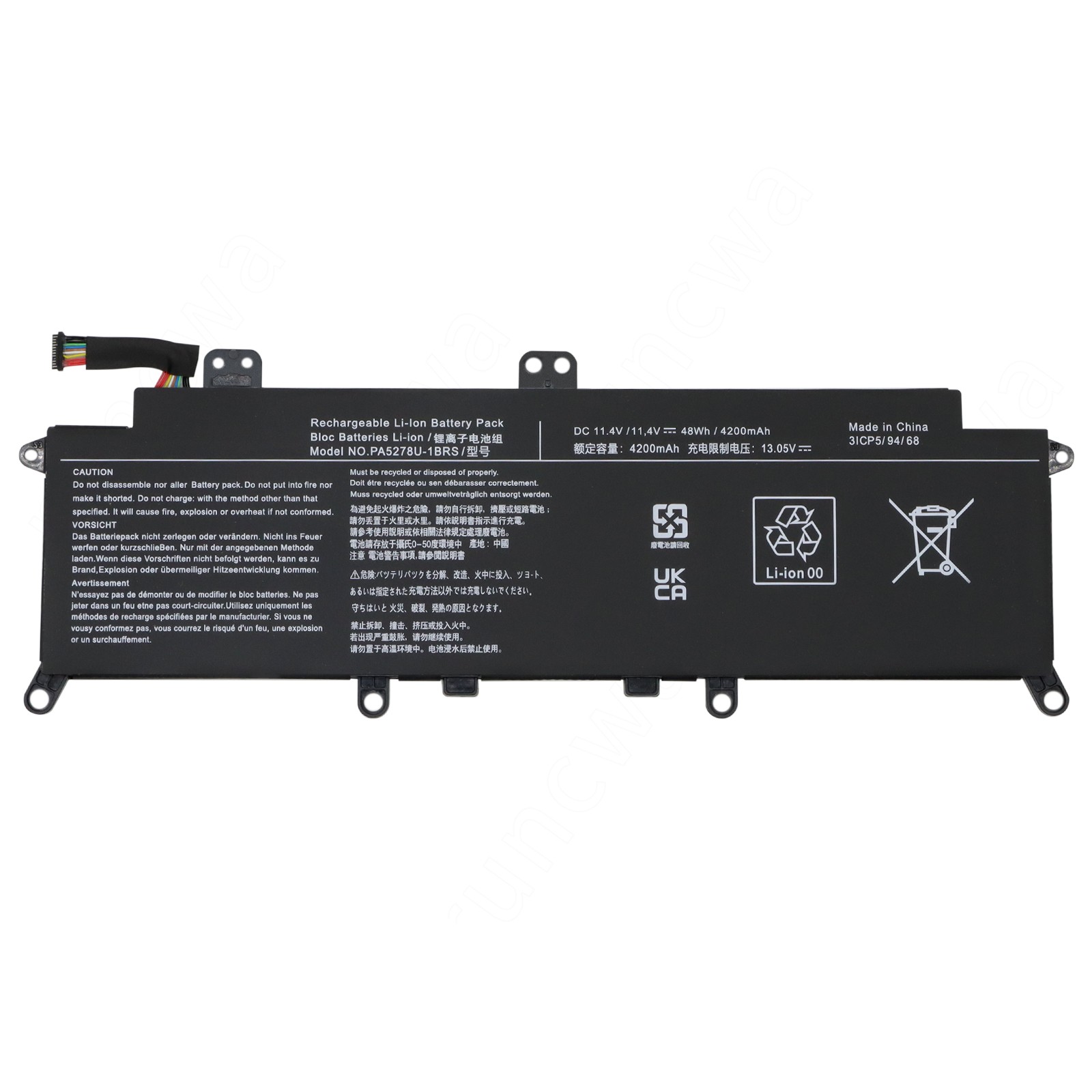 4200mAH Battery For Tecra X40-D-176, X40-D-10W, X40-D-10H, X40-D-11F, X40-E-10H