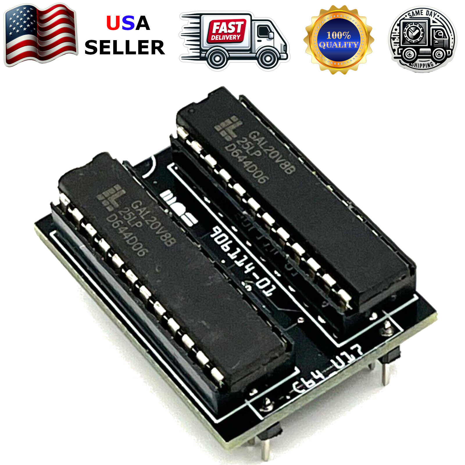 Commodore 64 PLA Replacement MOS 906114-01 / PLS100  C64, SX 64 High Quality USA