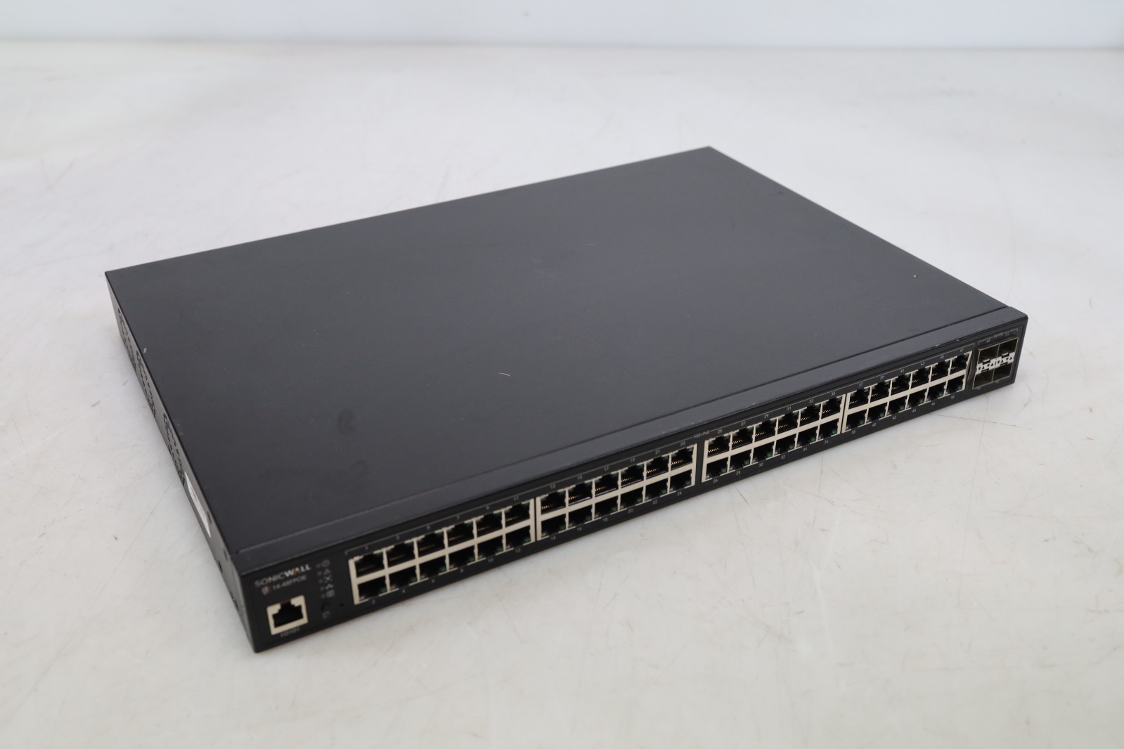 SonicWALL SWS14-48FPOE 48-Port 1GbE POE & 4x 10GbE SFP+ Managed Network Switch