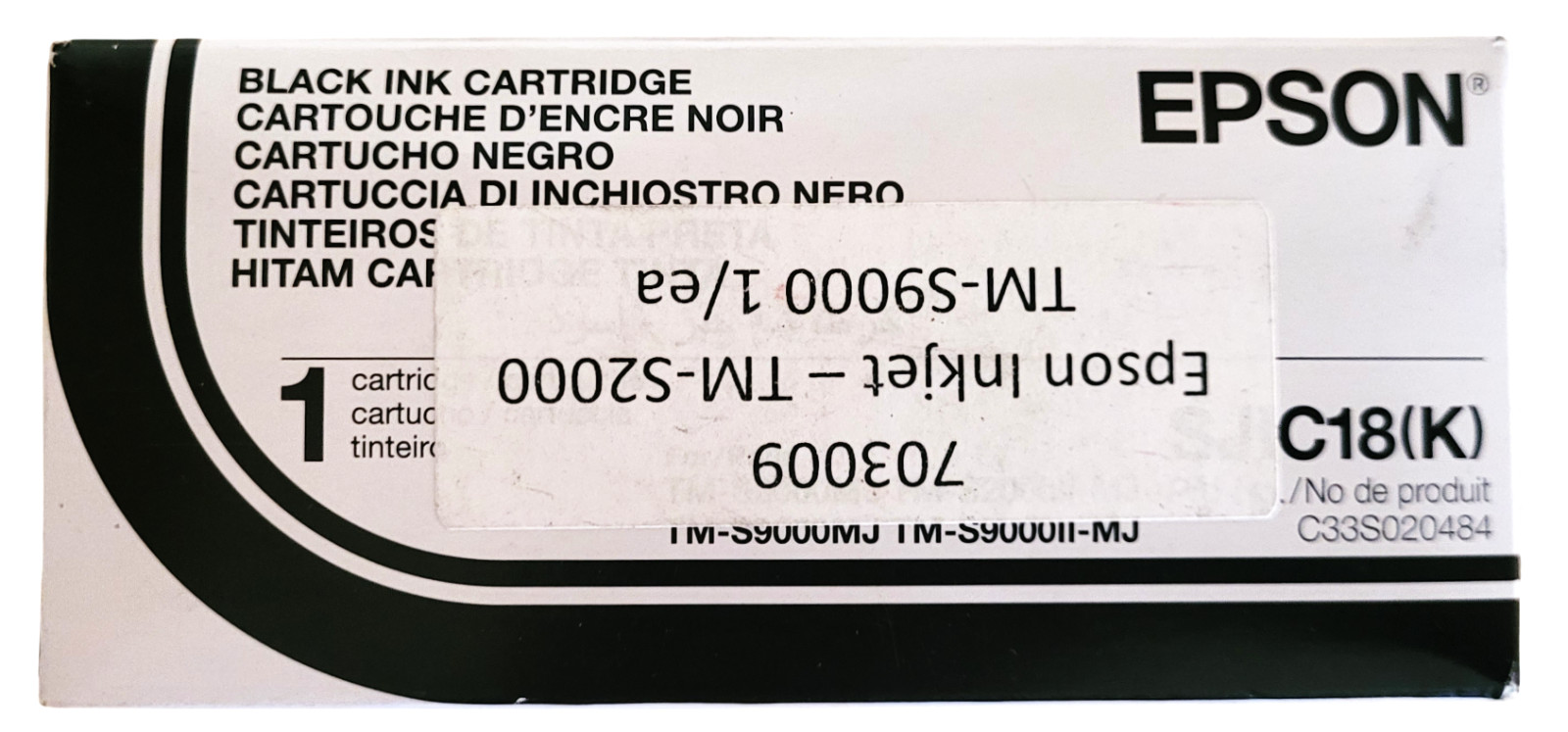 Epson SJIC18(K) Black Ink Cartridge Exp: 02-2028 03-2028