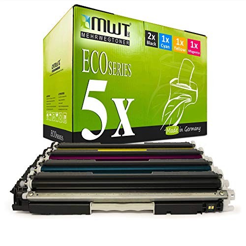 Eurotone 2x Toner Cartridge Compatible for HP CE310A+CE311A+CE312A+CE313A Cyan