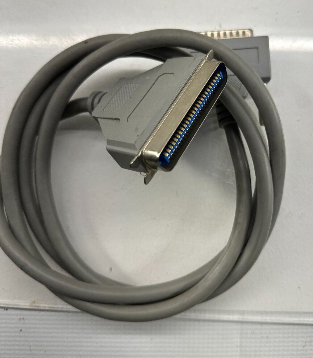 6FT 50 PIN CENTRONIC MALE - DB 25 PIN MALE CABLE CONNECTER