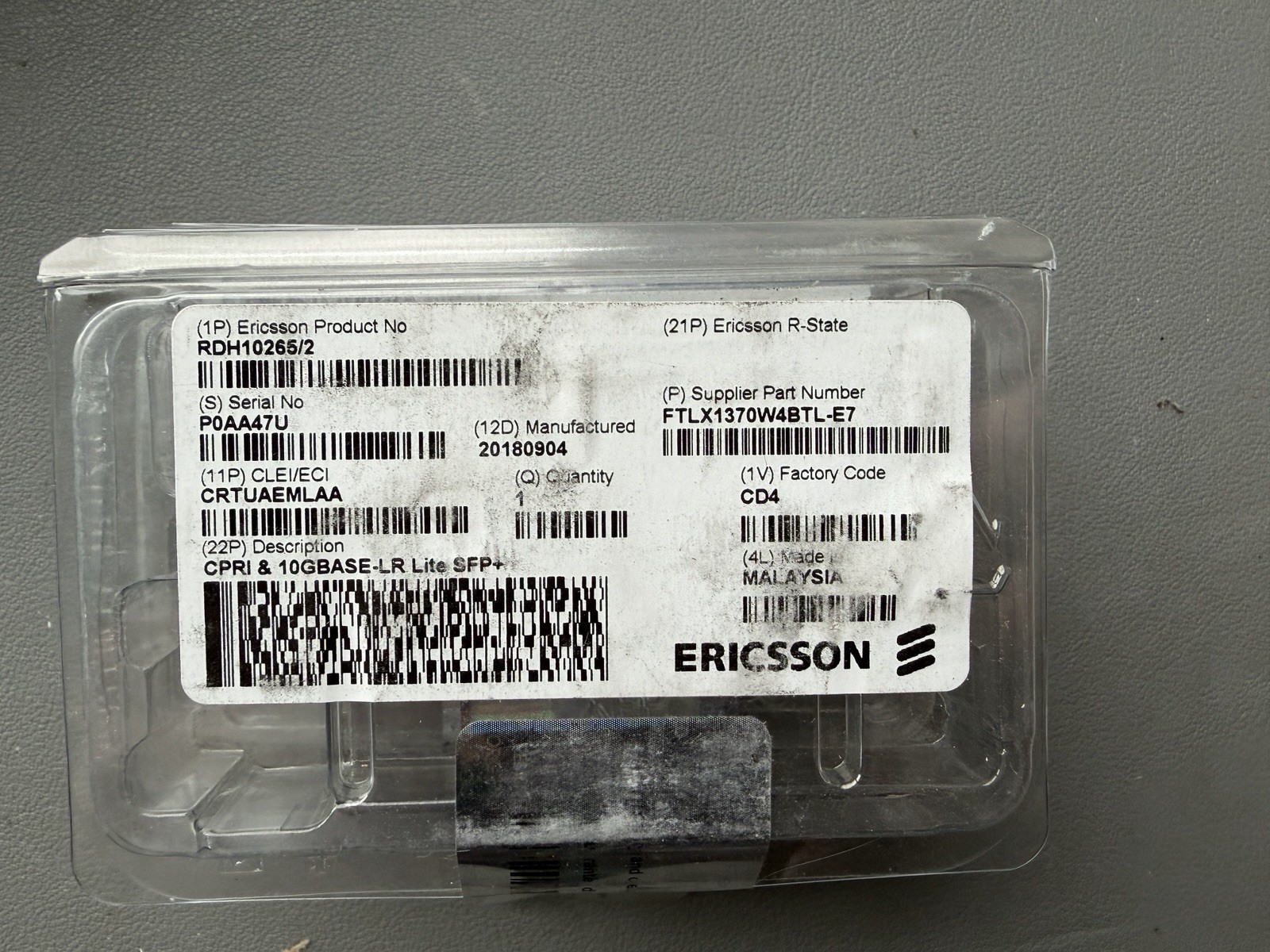 Ericsson 25g base RDH 102 65/2