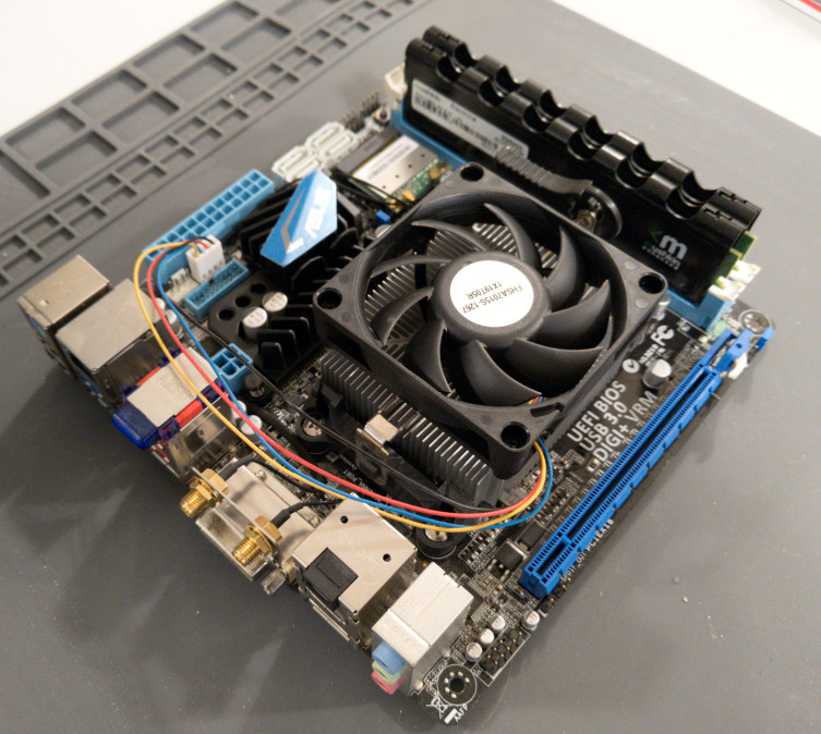 Retro PC Build Kit - ASUS F1A75-I Deluxe FM1 Motherboard AMD A6-3500 CPU 8GB RAM