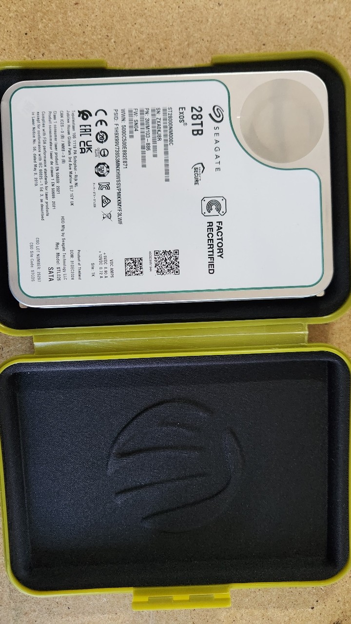 NOT WORKING Seagate Exos ST26000NM000C 26TB 7200RPM SATA6Gb/s 3.5"  Hard Drive