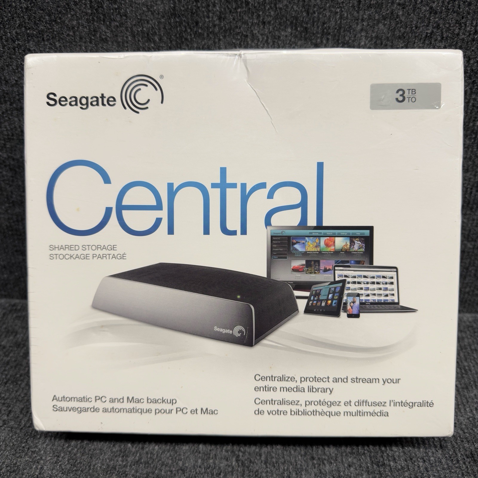 Seagate Central Cloud Storage 3TB SRN01C Brand NEW FACTORY SEALED
