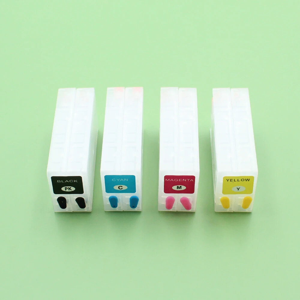 4pc Empty refillable Ink Cartridge For Eps TM-C3500 TM-C3510 TM-C3520 Printer