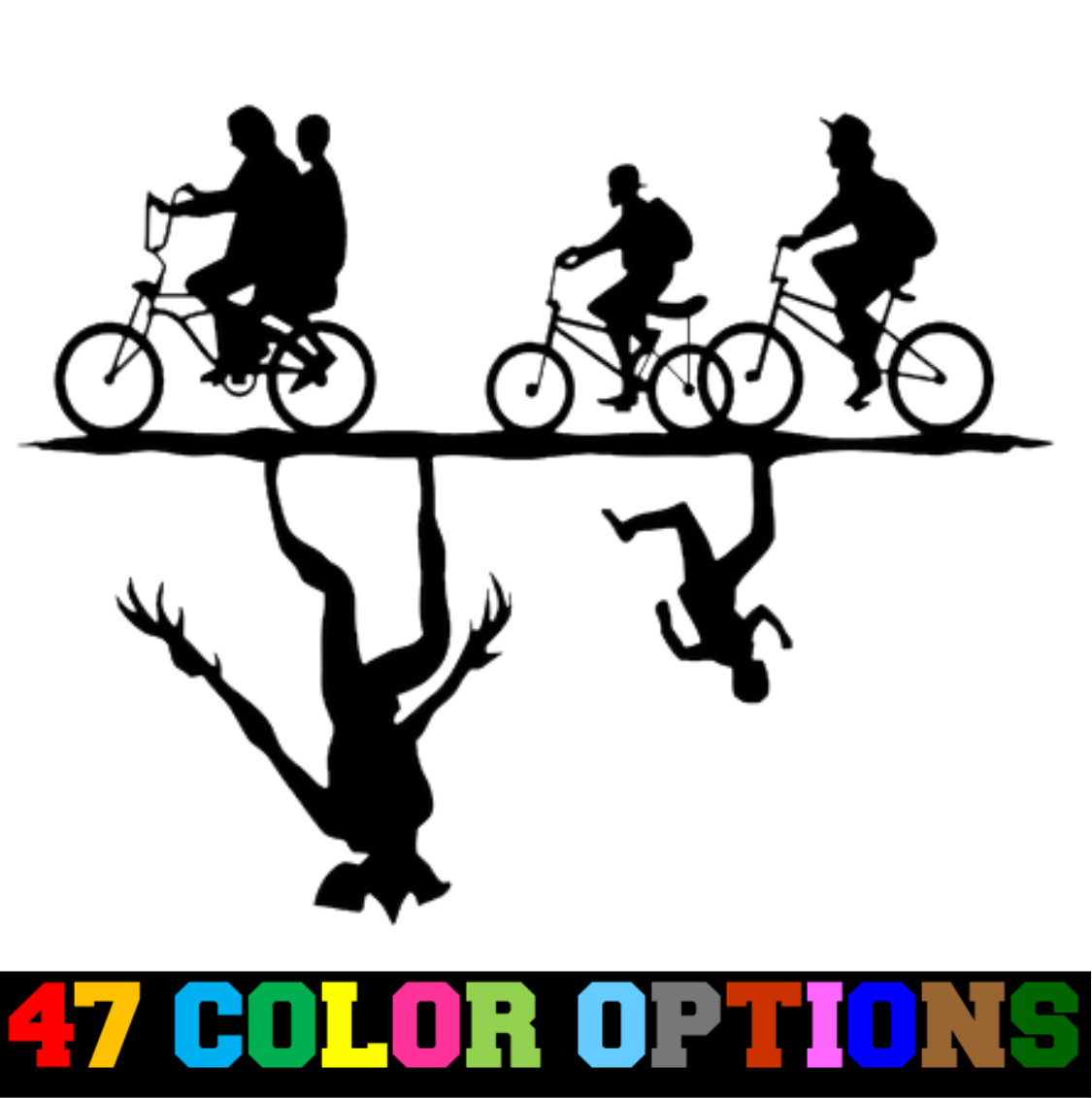 Vinyl Decal Truck Car Sticker Laptop - Television TV Stranger Things Kids v2