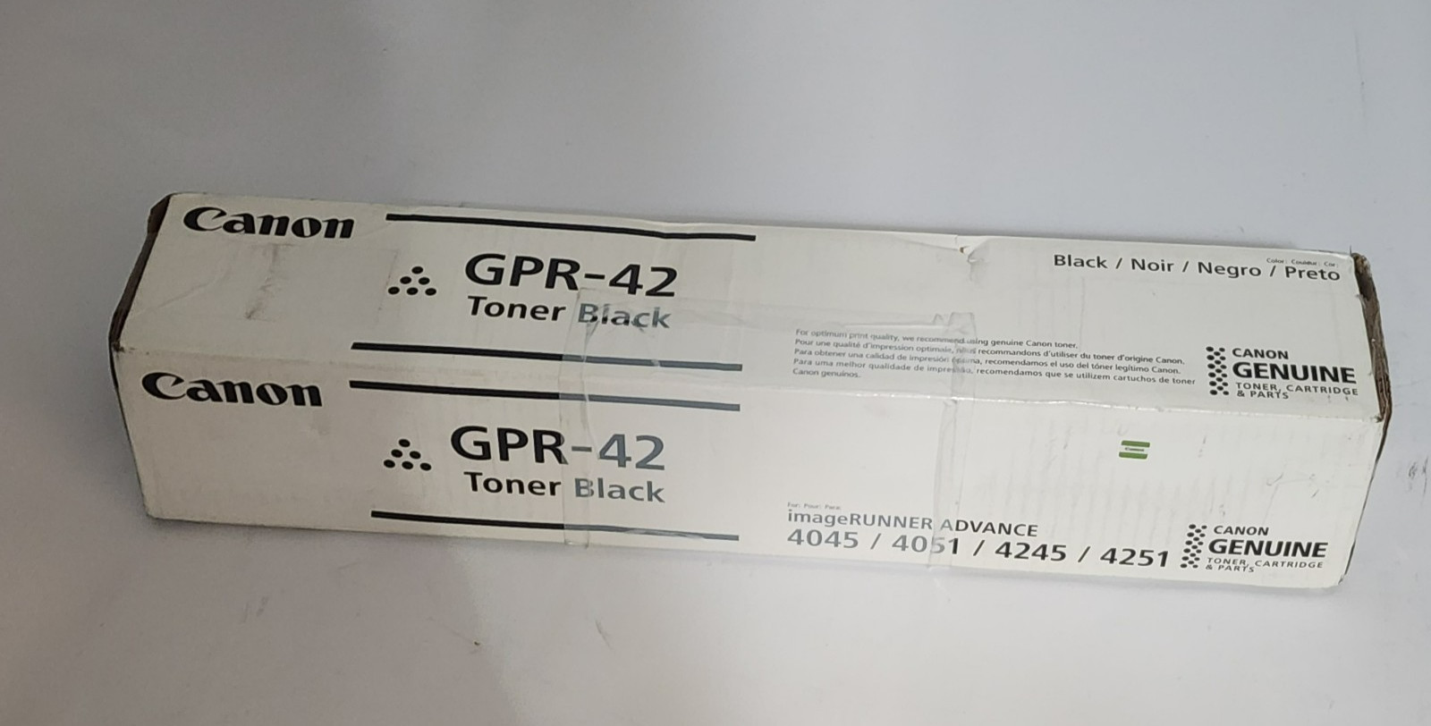 Canon GPR-42 Black 4791B003 Toner Cartridge Genuine New Sealed Box