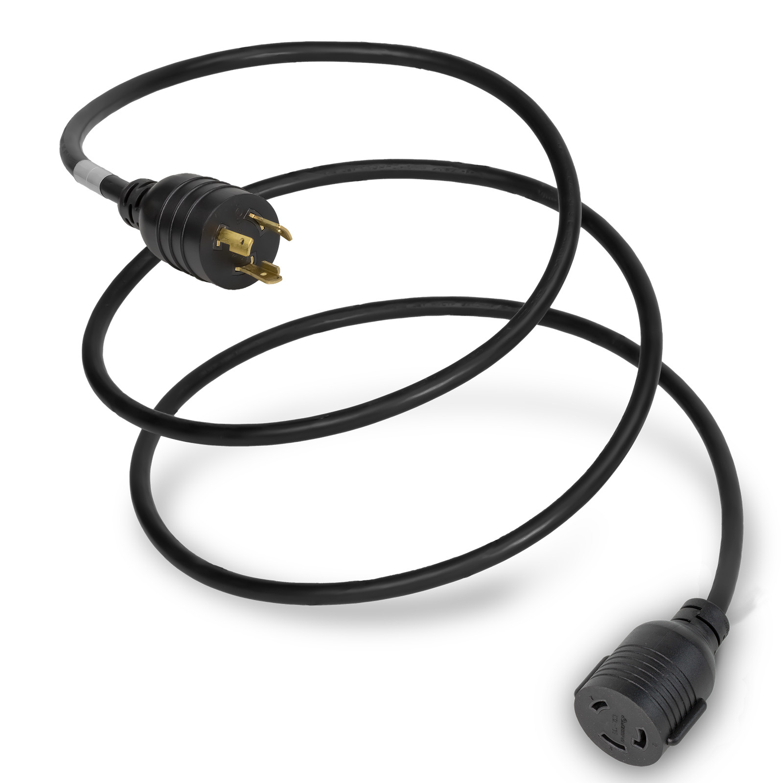 20 Pack of NEMA L6-20P to L6-30R 20A 250V 12/3 SJT Power Adapter Cord - Black -