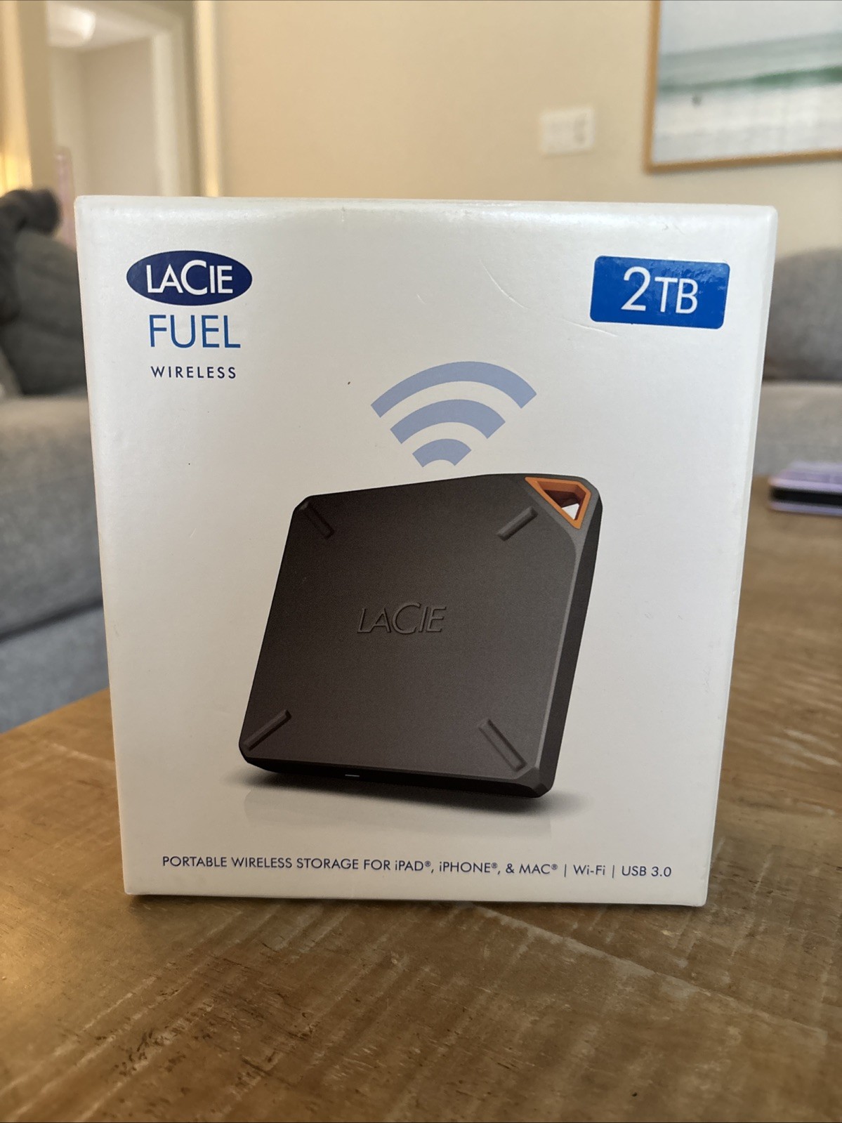 LaCie Fuel 2TB Portable Wireless Storage For iPad iPhone And Mac