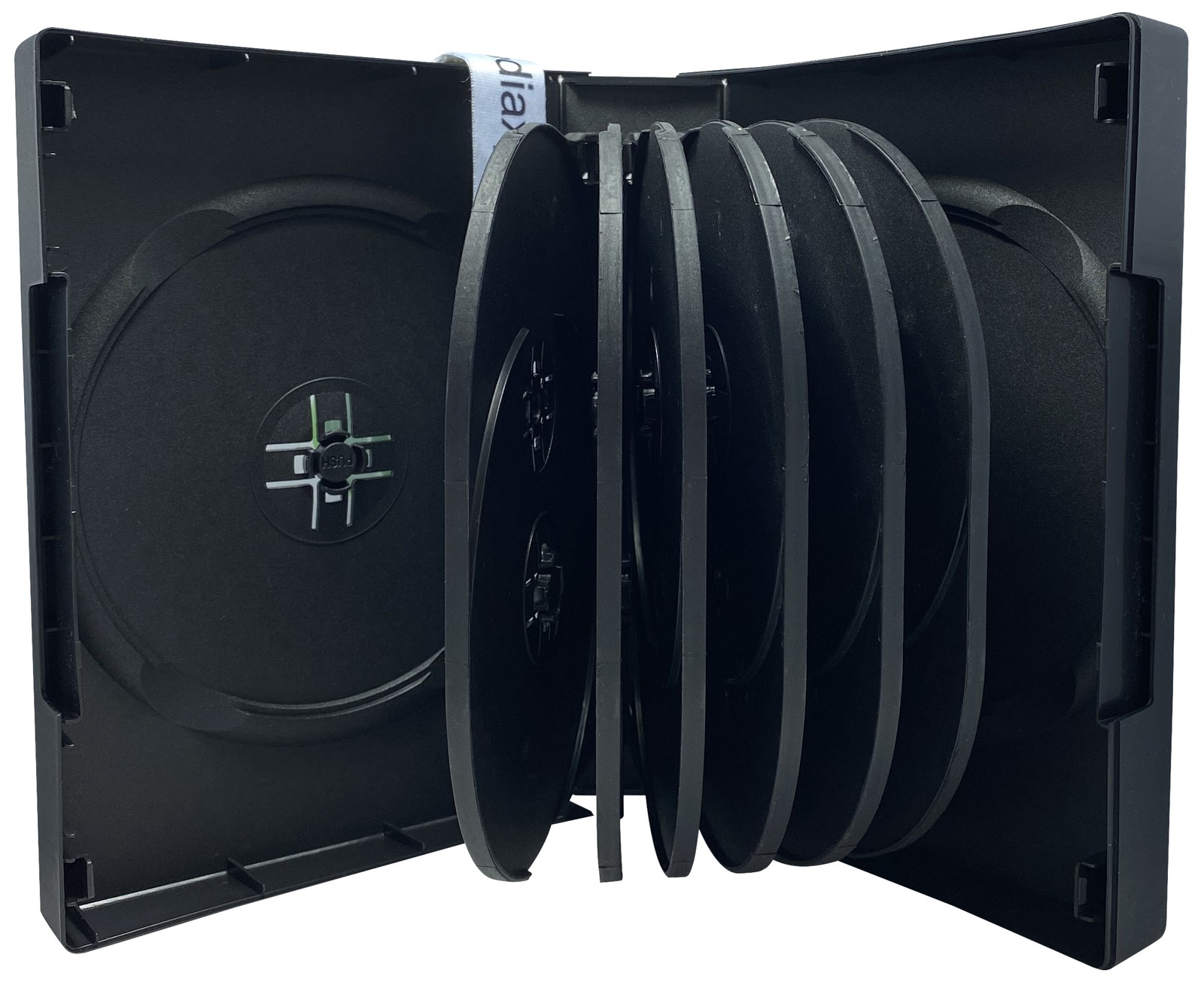 Black 14 Disc DVD Cases Lot