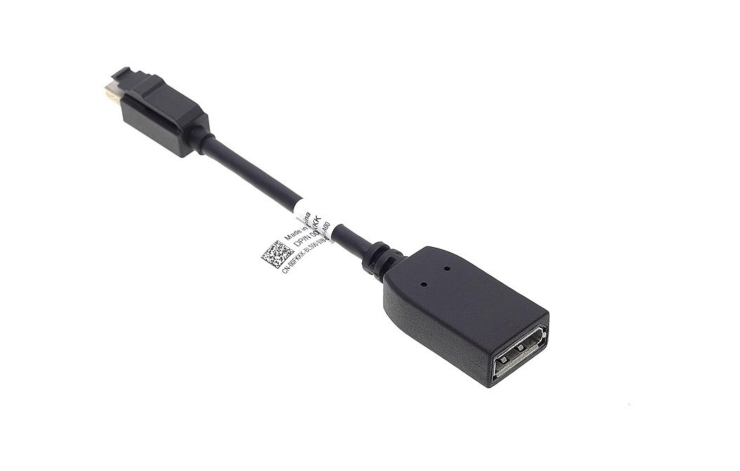 Dell Mini DisplayPort To DisplayPort Male To Female Adapter 00FKKK