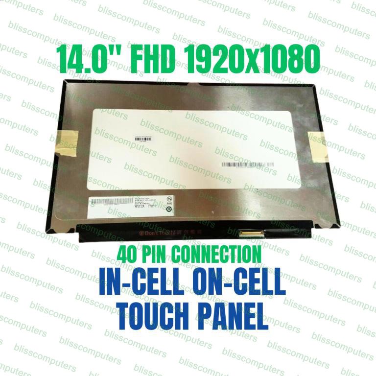 B140HAK02.5 Laptop Touch LCD Screen LED Screen Acer SF514-54T