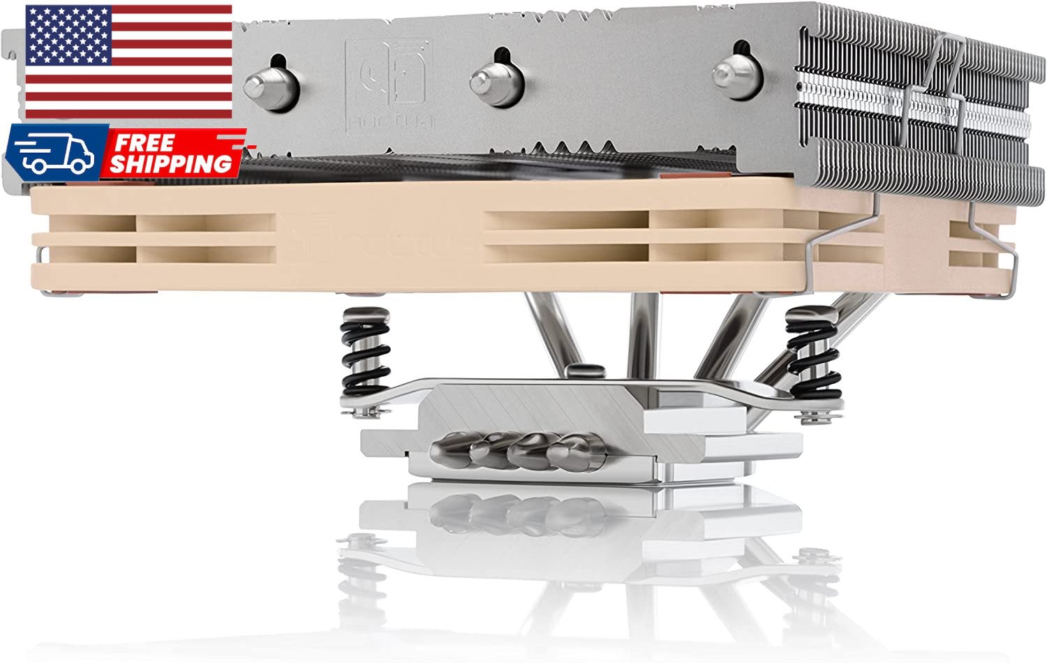 NH-L12S Premium Low Profile CPU Cooler with Quiet 120Mm PWM Fan  US