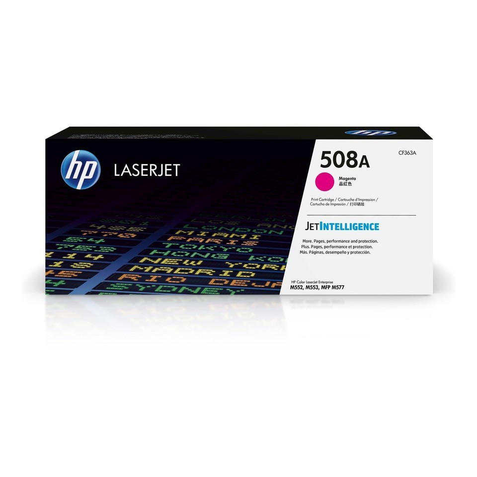 New Sealed HP 508A Magenta Original LaserJet Toner Cartridge, CF363A