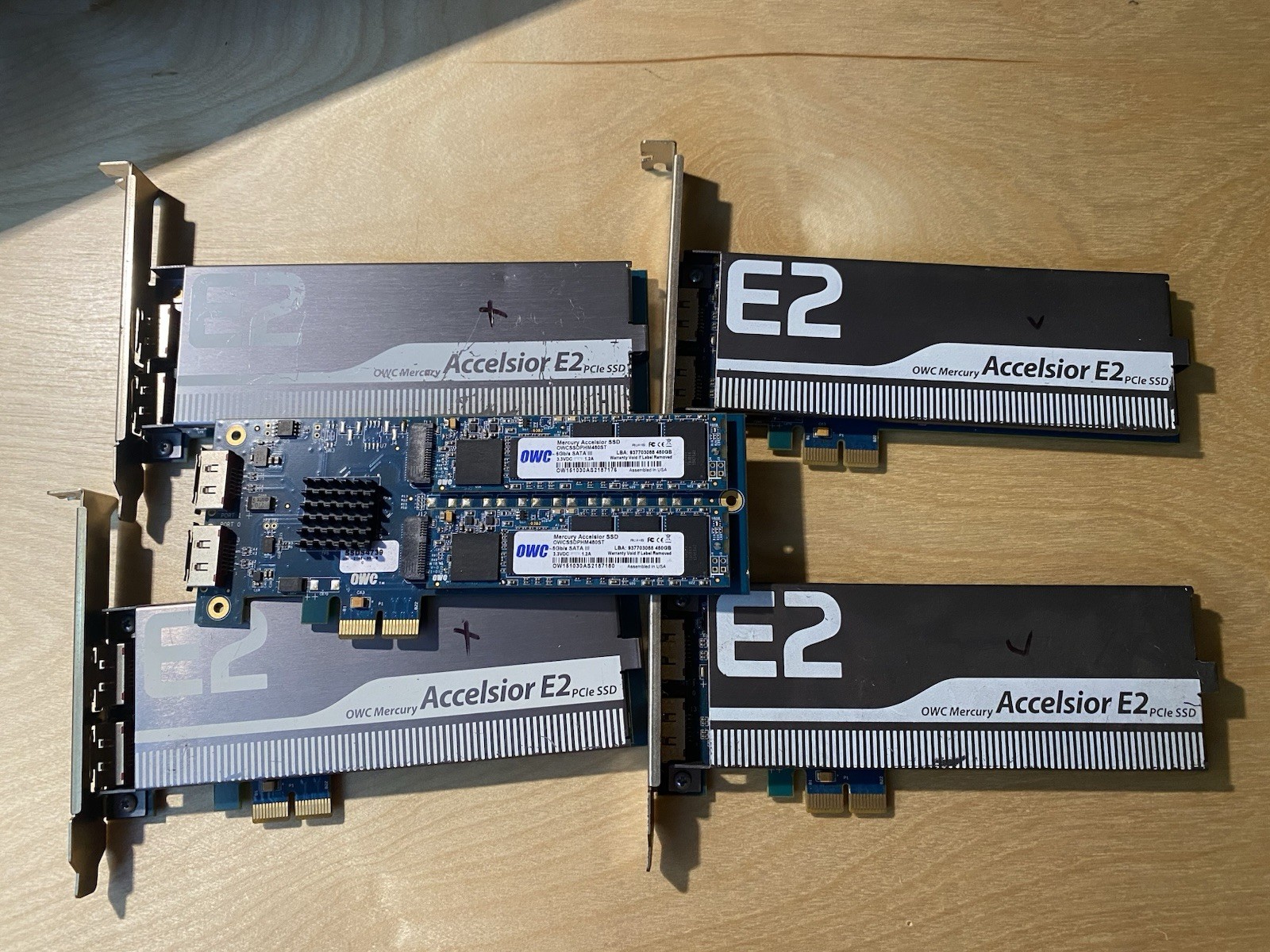 OWC Mercury Accelsior E2 480GB X2 Lot Of 5