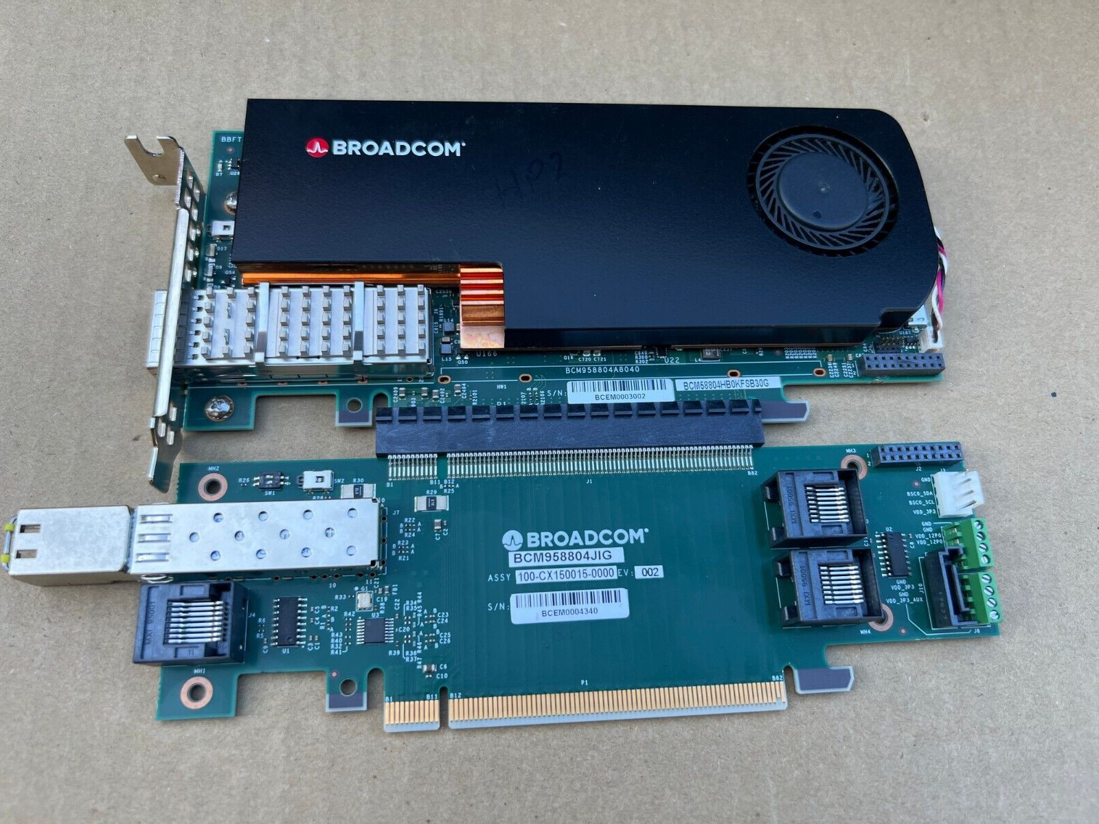 Broadcom 100-CX150007-0010 BCM58804HB0KFSB30G BCM958804A8040 Network Adapter