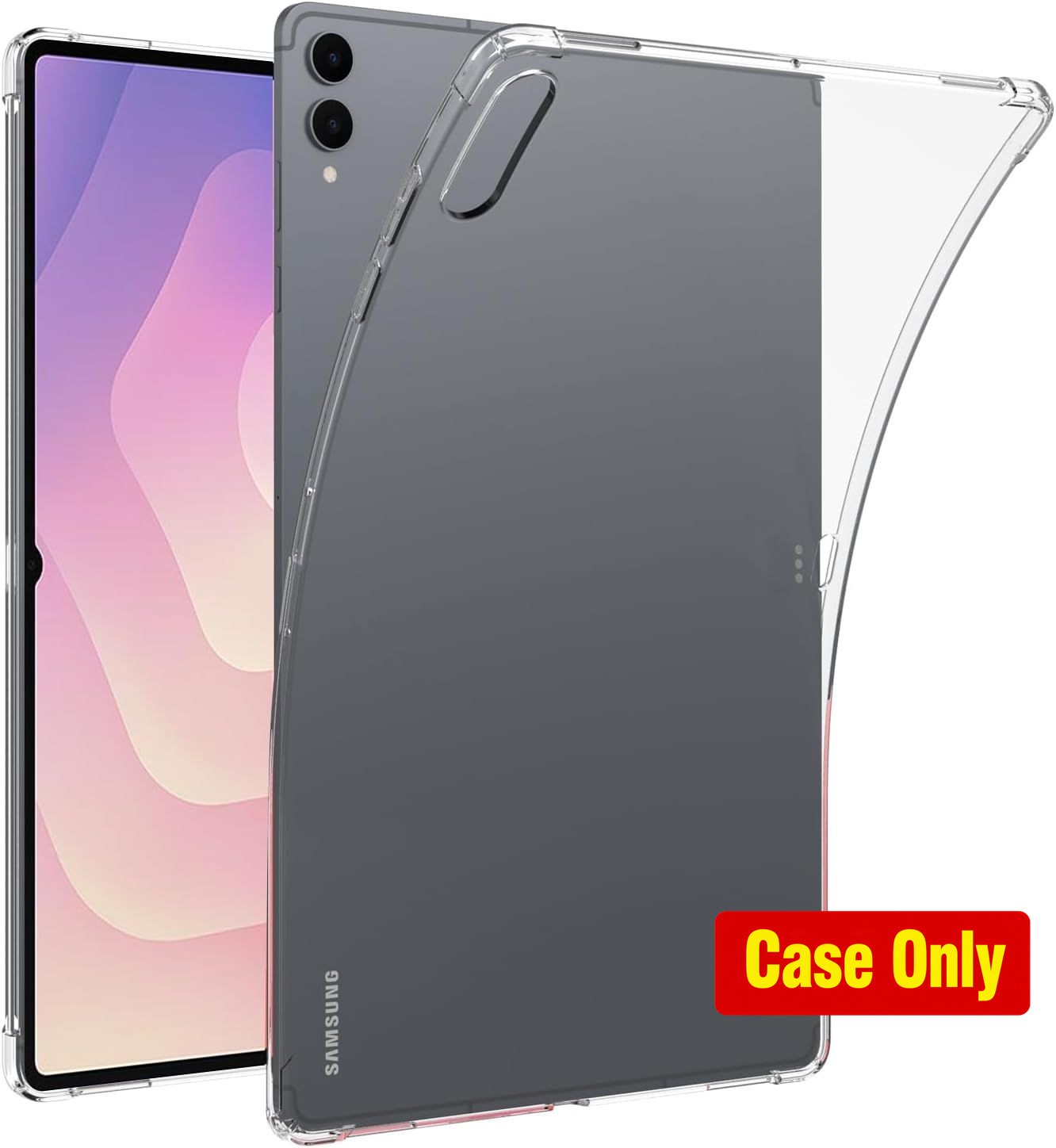 Case for Samsung Galaxy Tab S11 Ultra 2021, Anti-Scratch Transparent Soft TPU Co