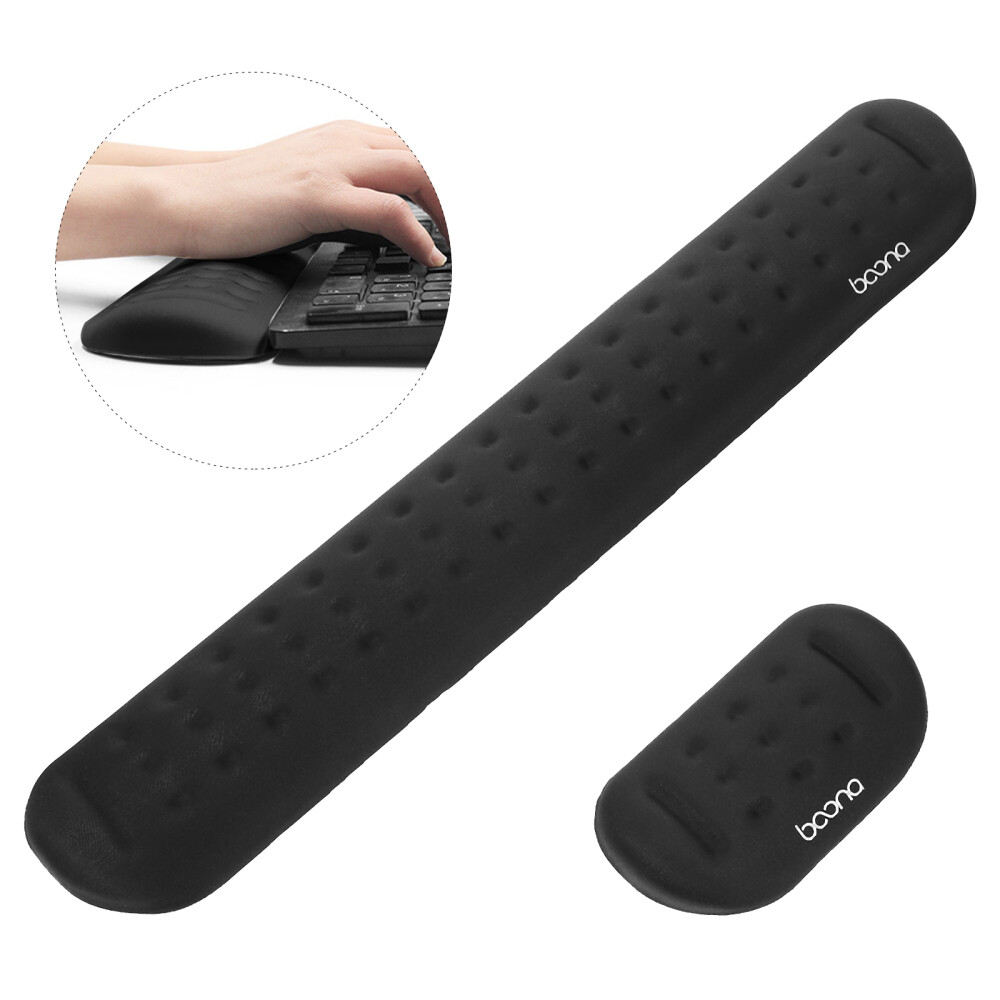 1 Set/2pcs Wrist Support and Keyboard Wrist Rest for Home