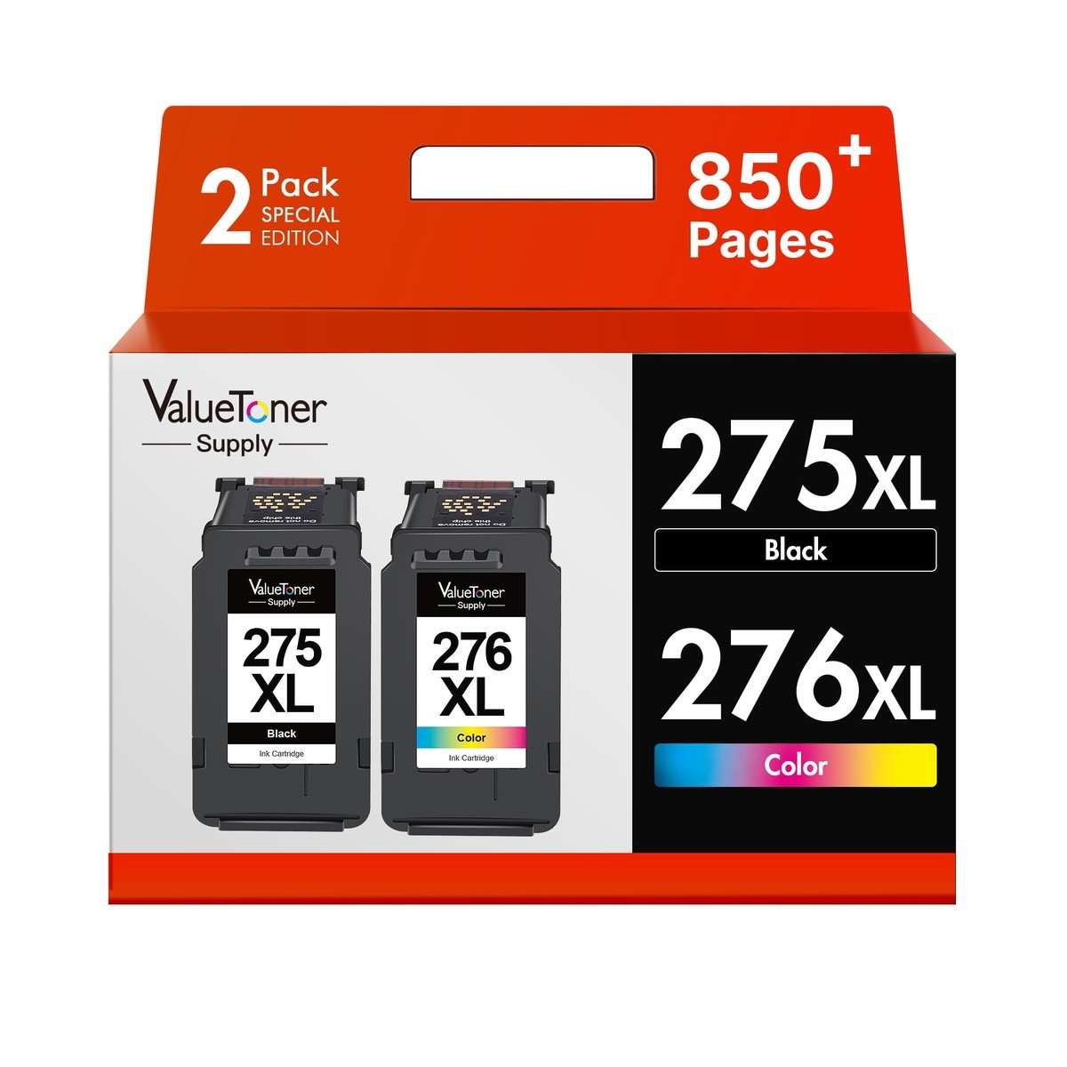 PG-275XL/CL-276XL Ink Cartridges 2-Pack for Cannon 275 276